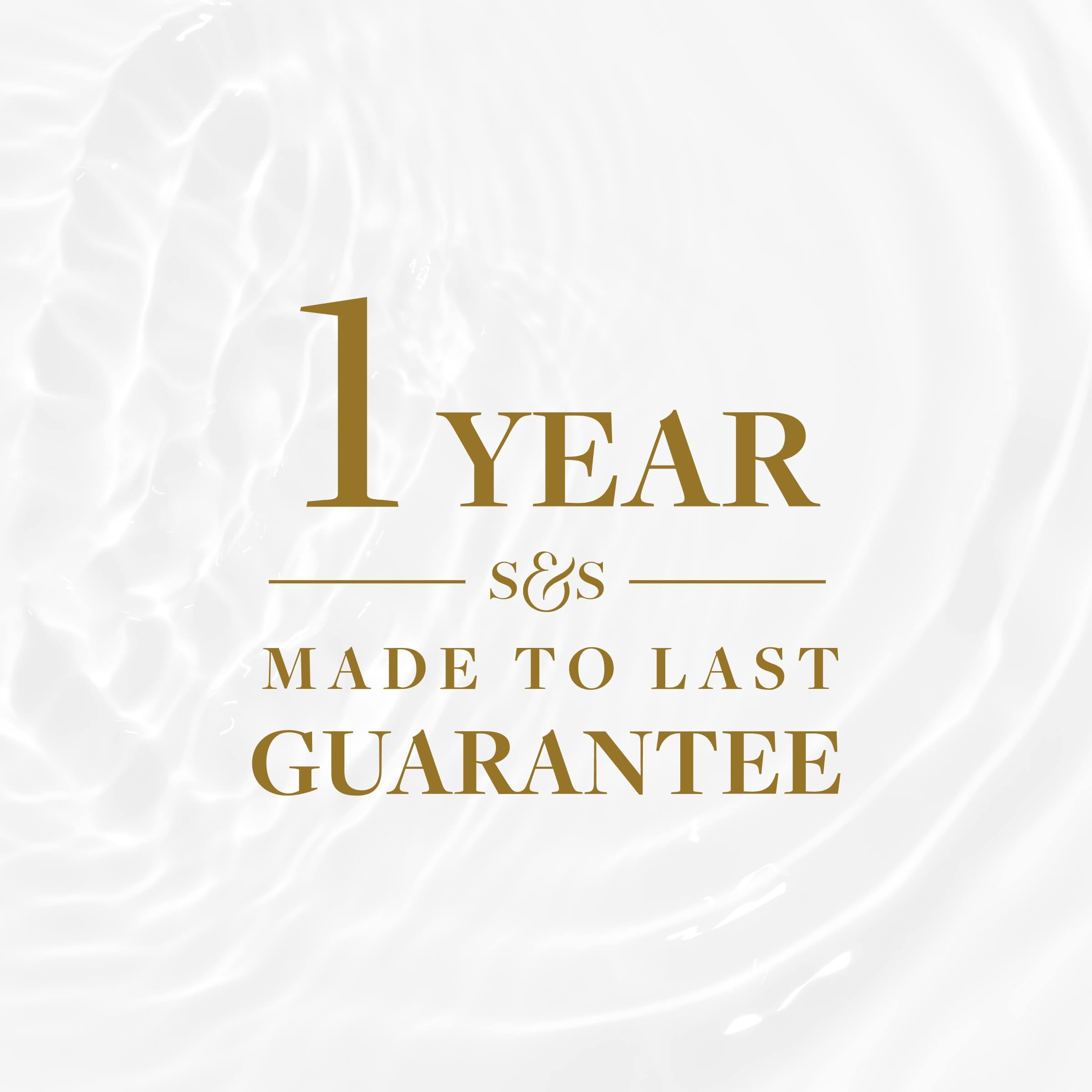 1-year guarantee badge