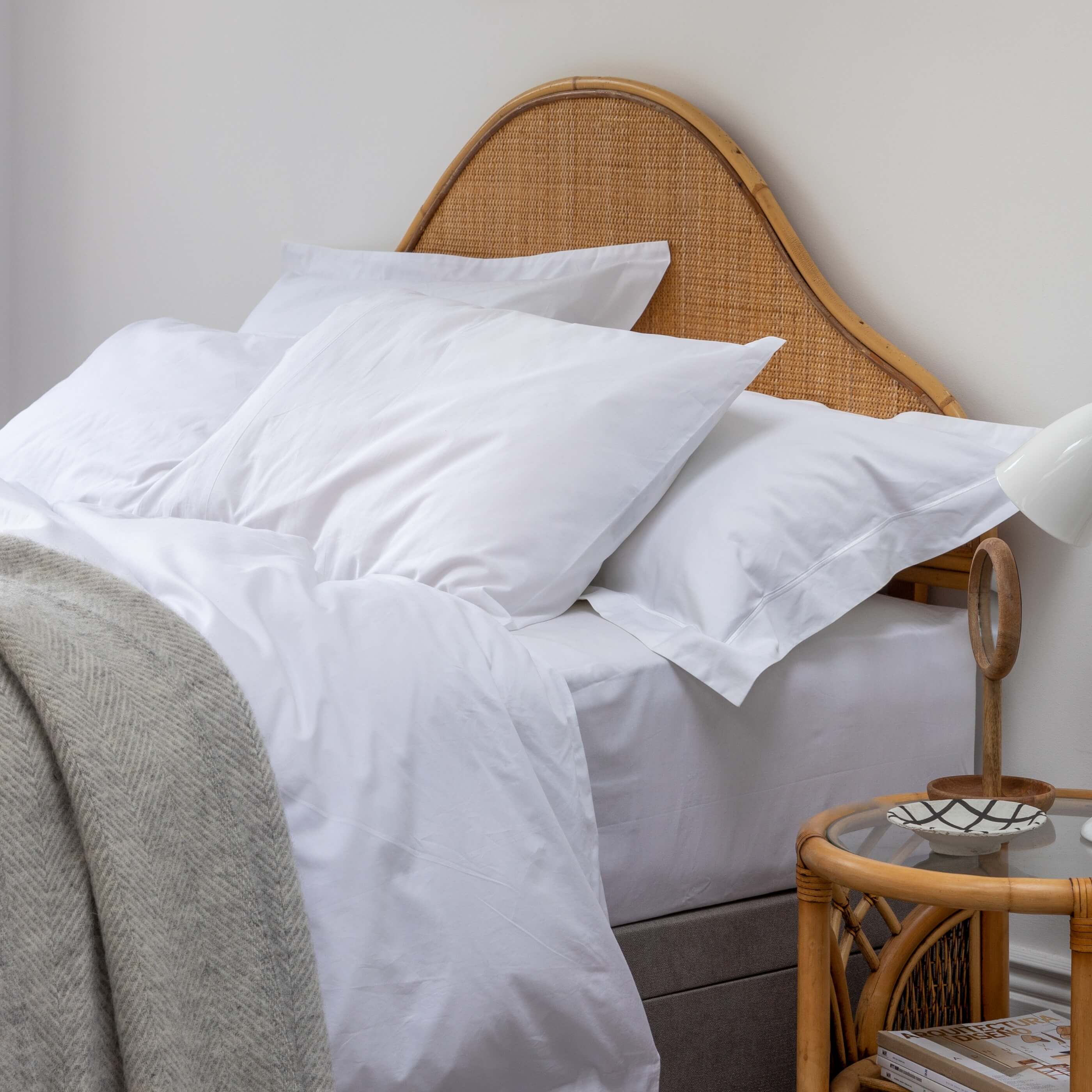White 200TC Organic Cotton Duvet Cover