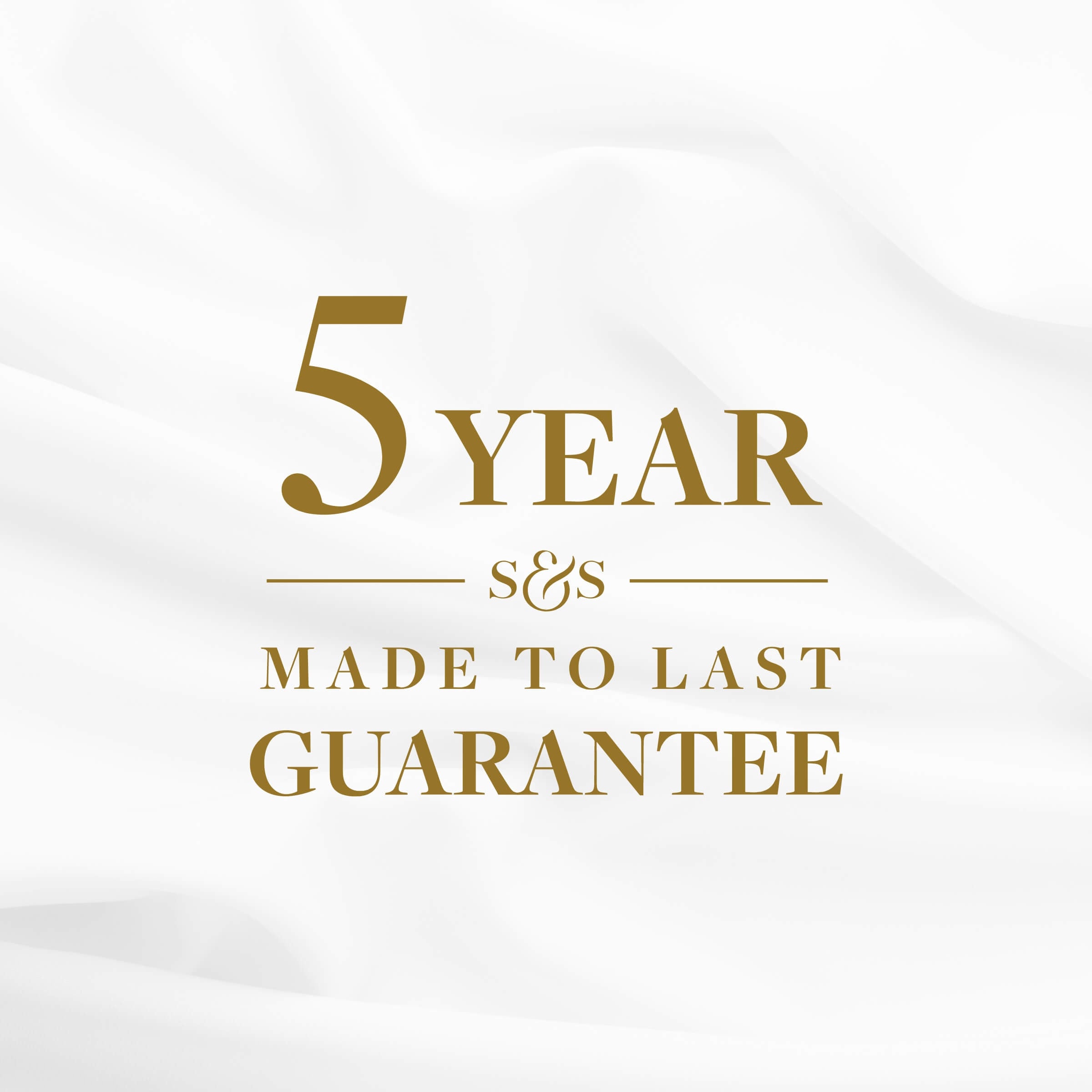 5-year guarantee badge