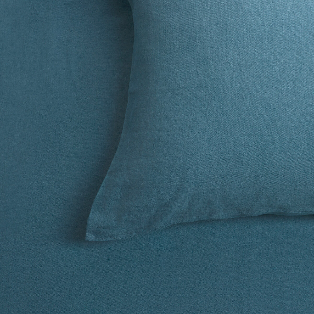 Teal French Linen Bedding And Bed Sheets