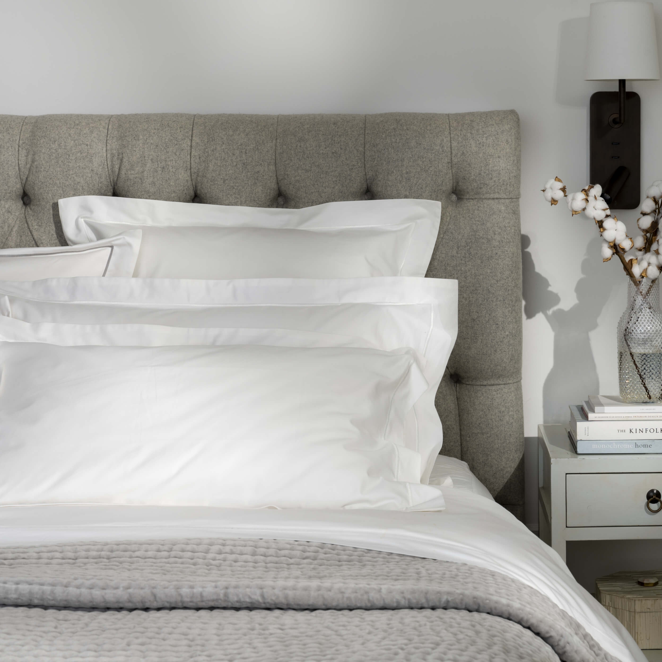 White 600TC Egyptian Cotton Deep Fitted Sheet