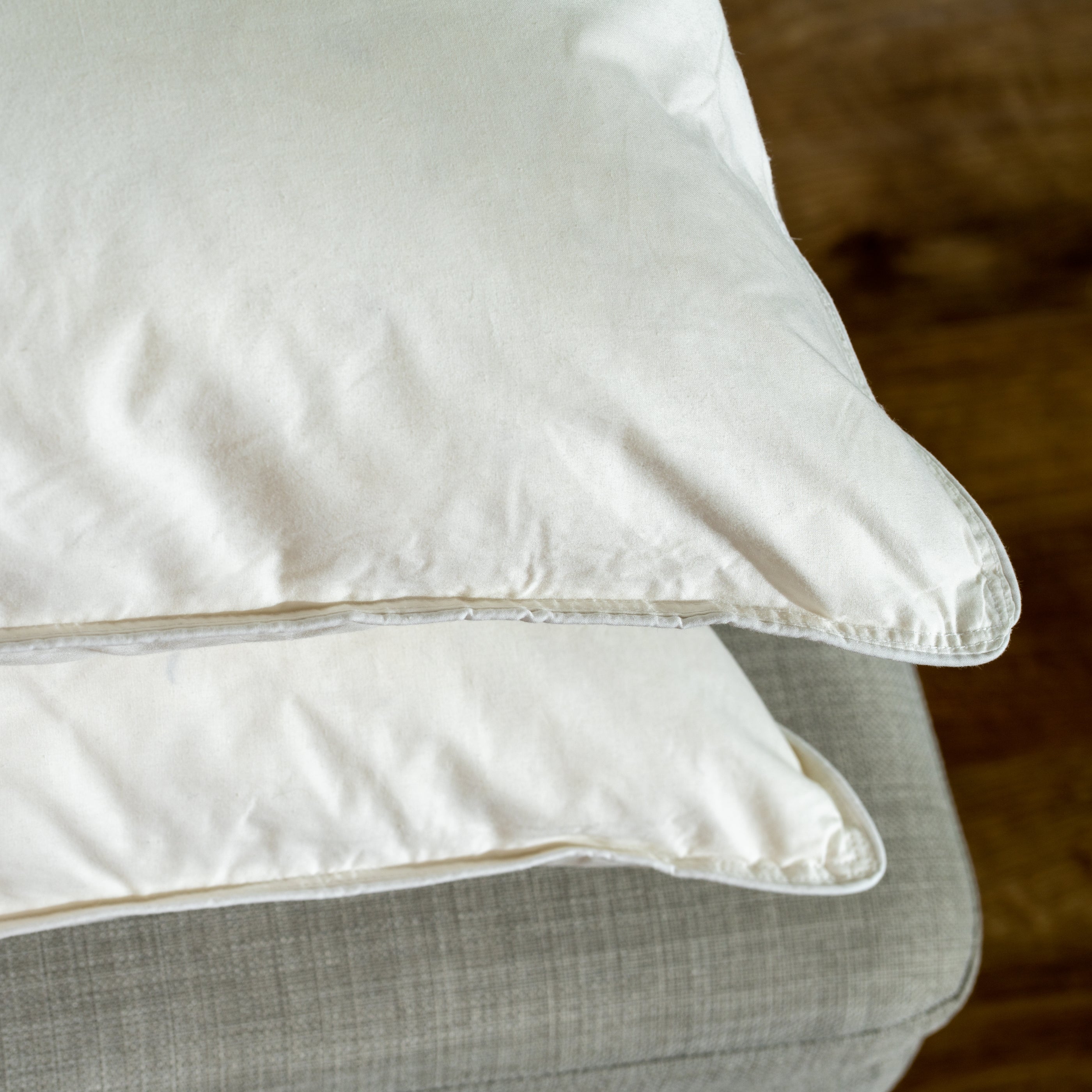 Goose Feather & Down Standard Pillow - Medium- 10 Pack