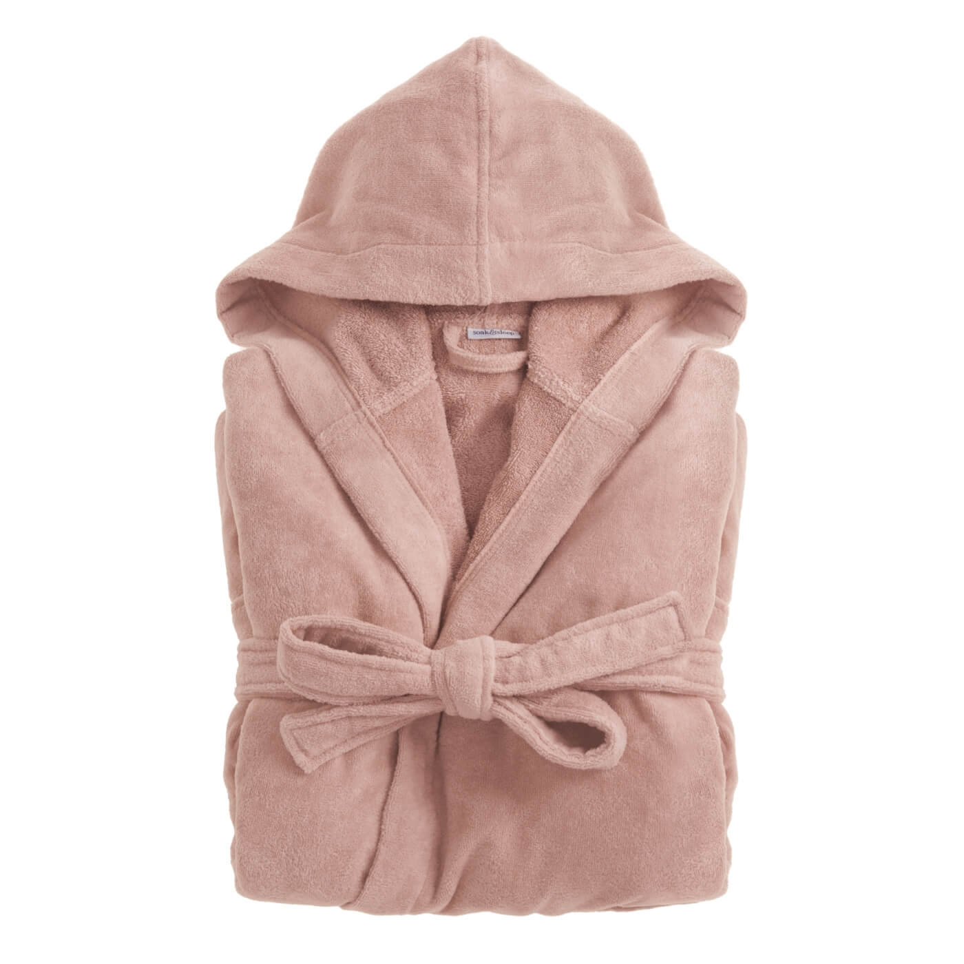 Misty Rose Cotton Velour Bath Robe