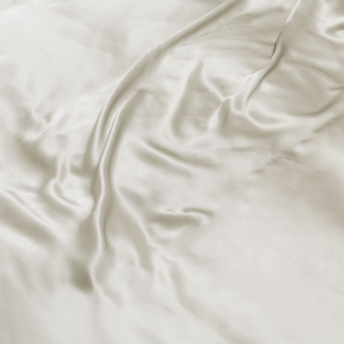 Ivory Mulberry Silk Bed Linen Fitted Sheet (Standard)
