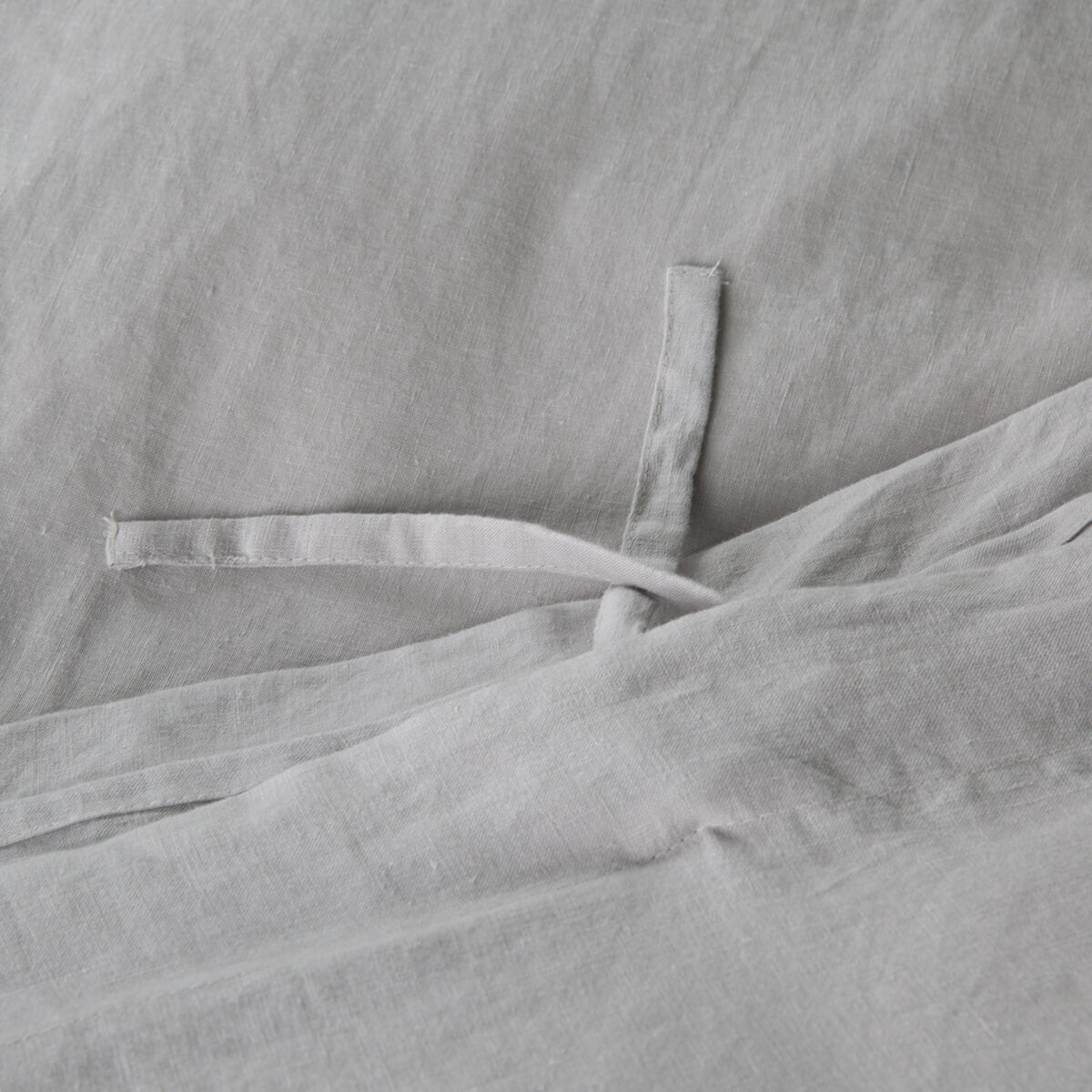 Light Grey French Linen Bed Set