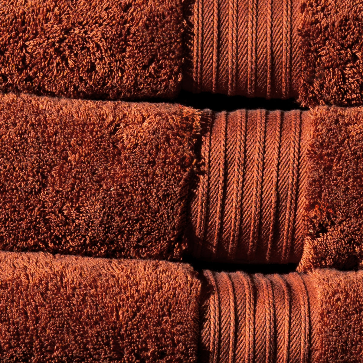 Burnt Orange Egyptian Cotton Hand Towel