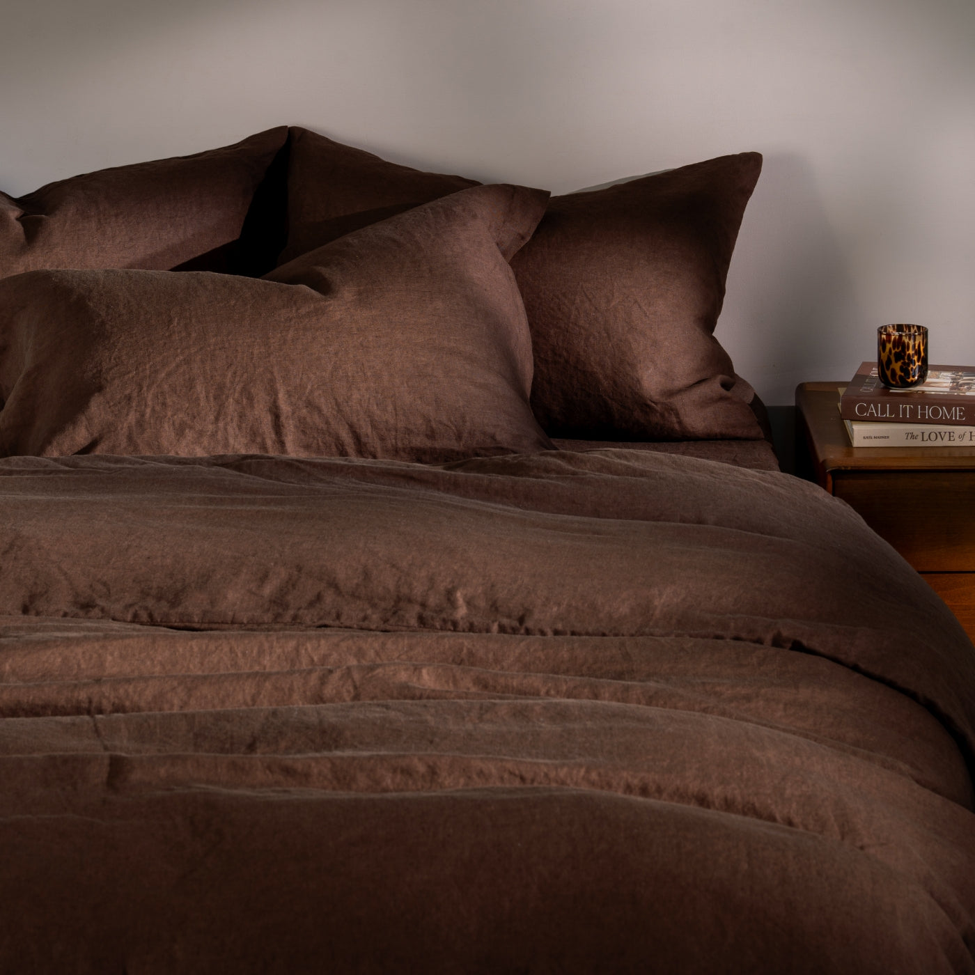 Chocolate French Linen Pillowcases
