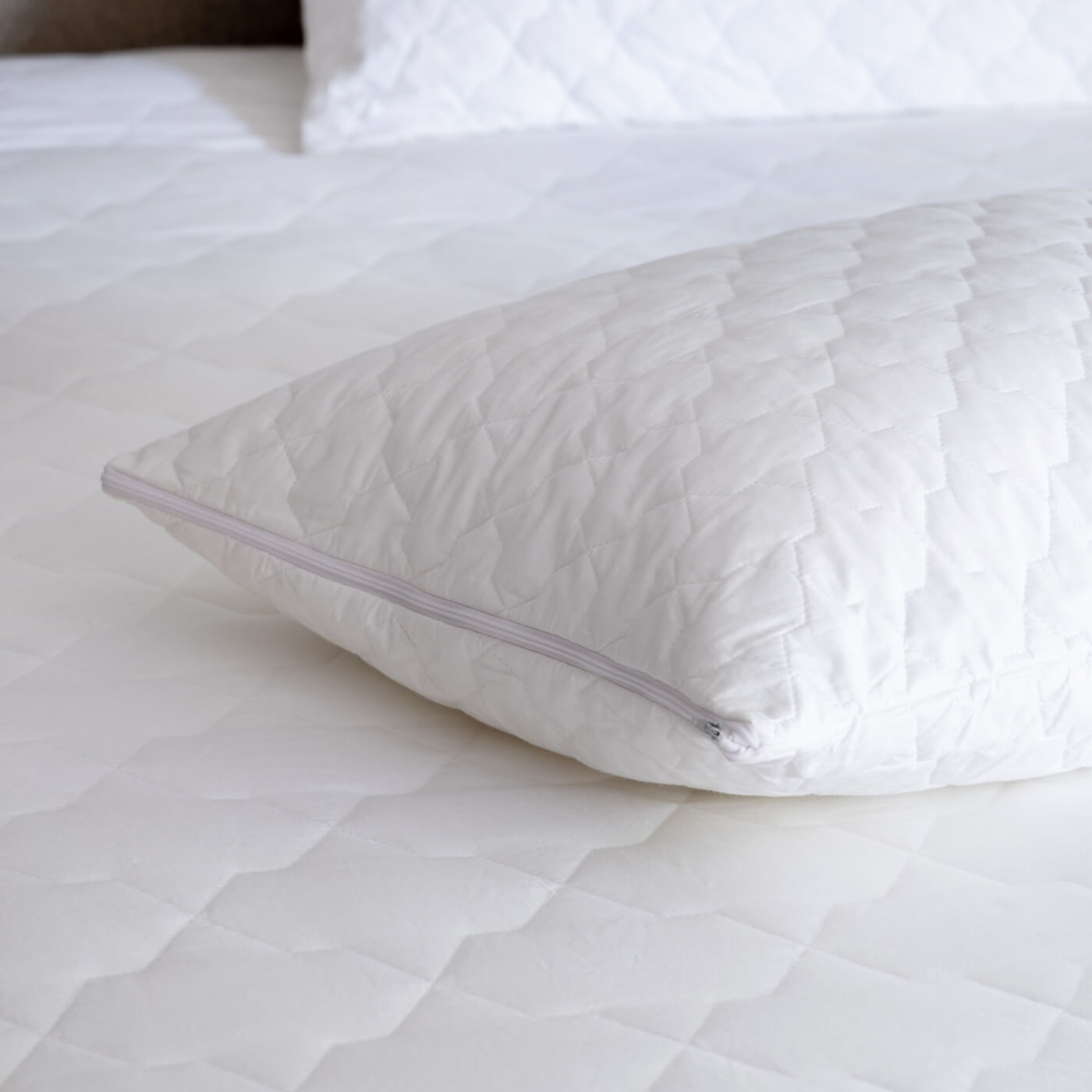Quilted Cotton Pillow & Pillow Protector Bundles