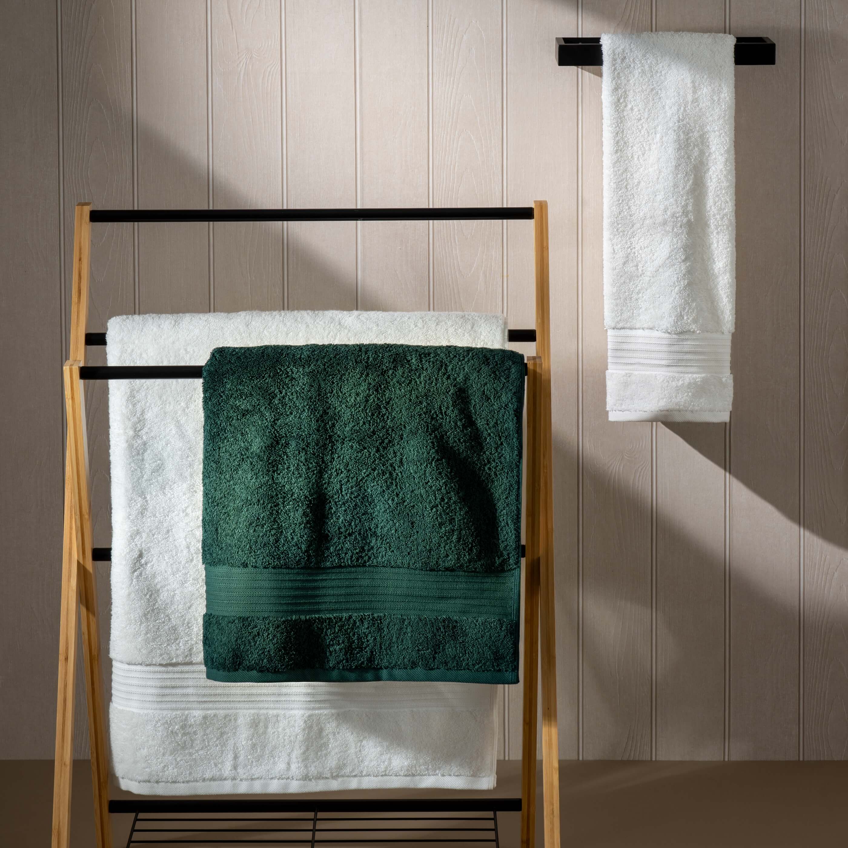Dark Emerald Egyptian Cotton Bath Towel