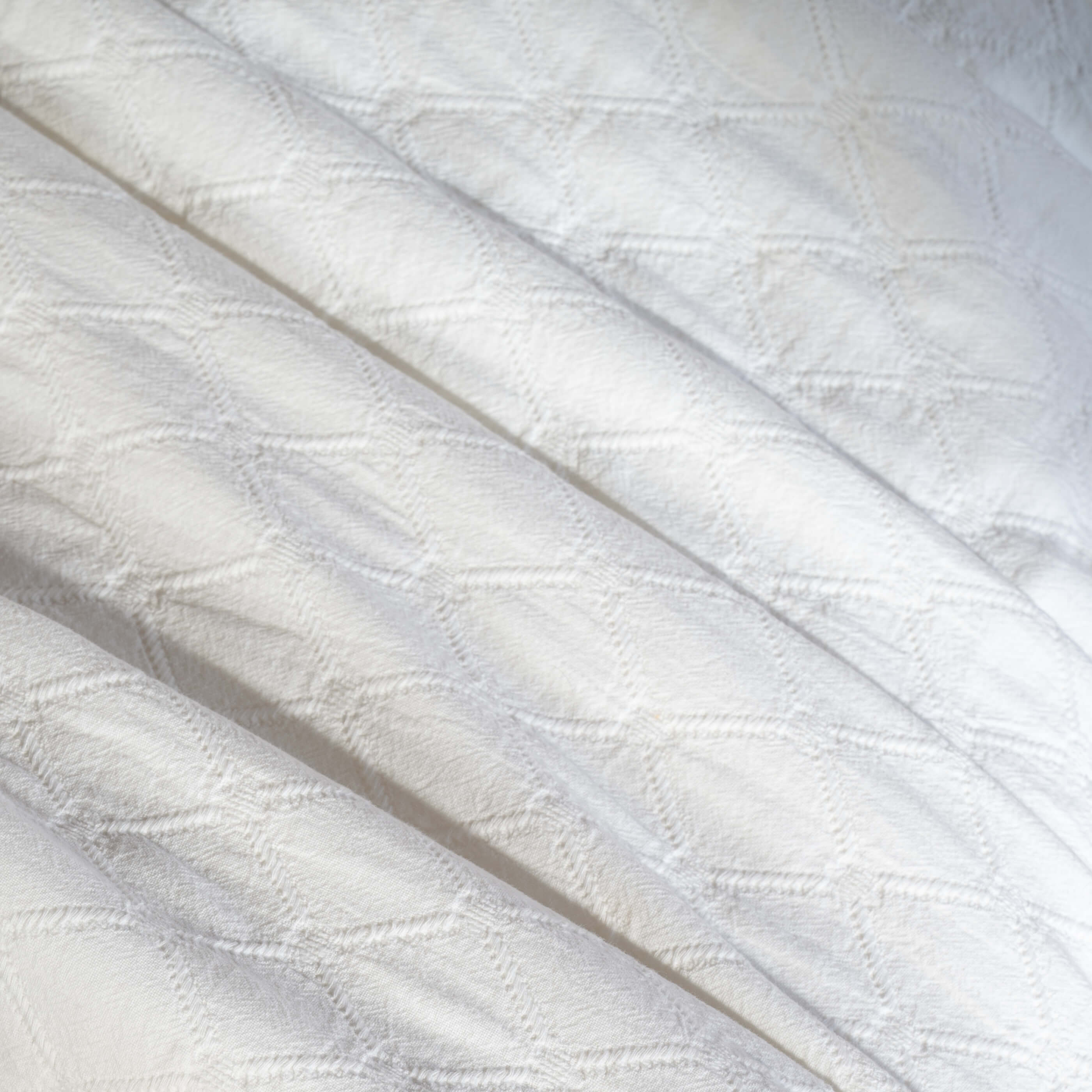 White Diamond Matelasse Bedspread