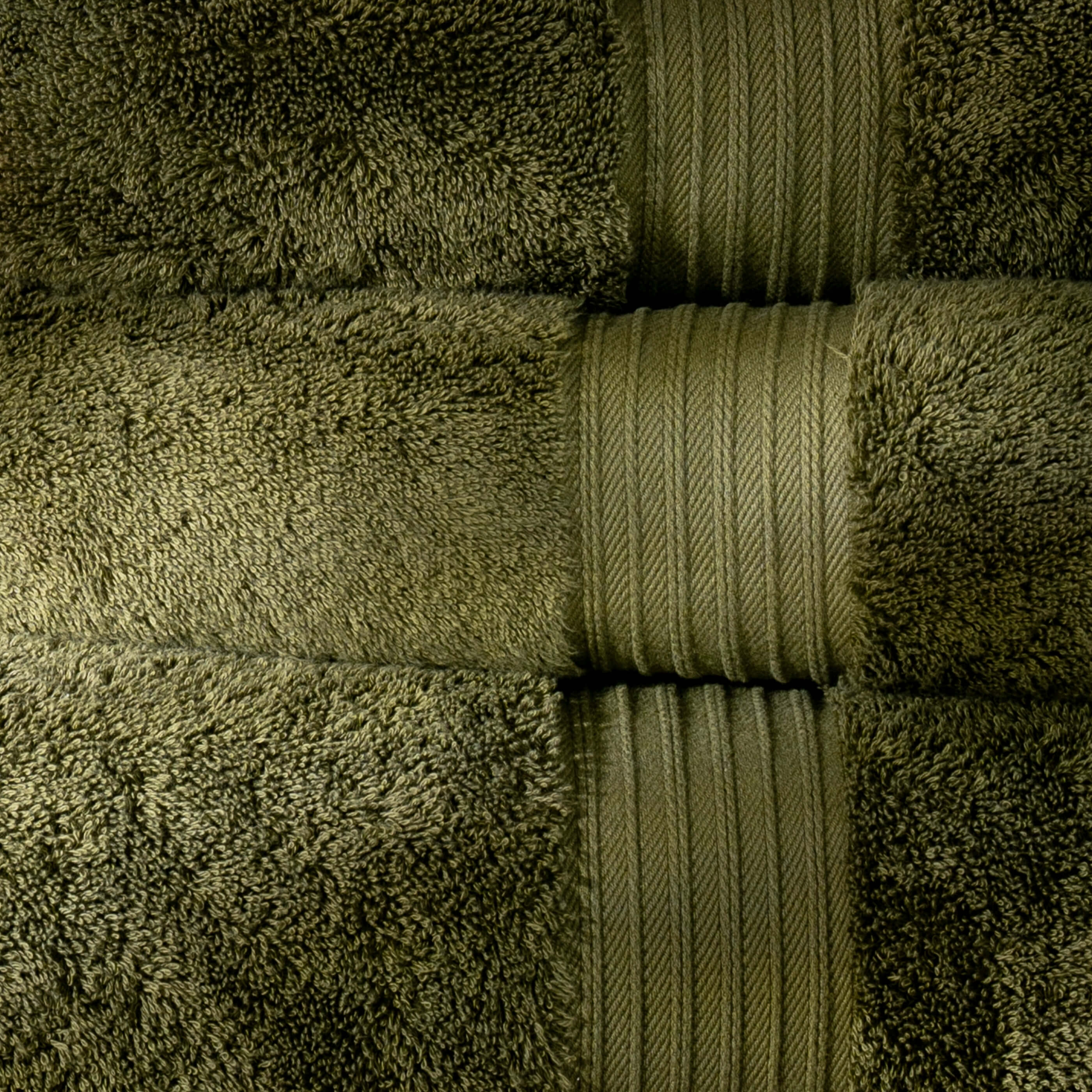 Olive Green Egyptian Cotton Towels