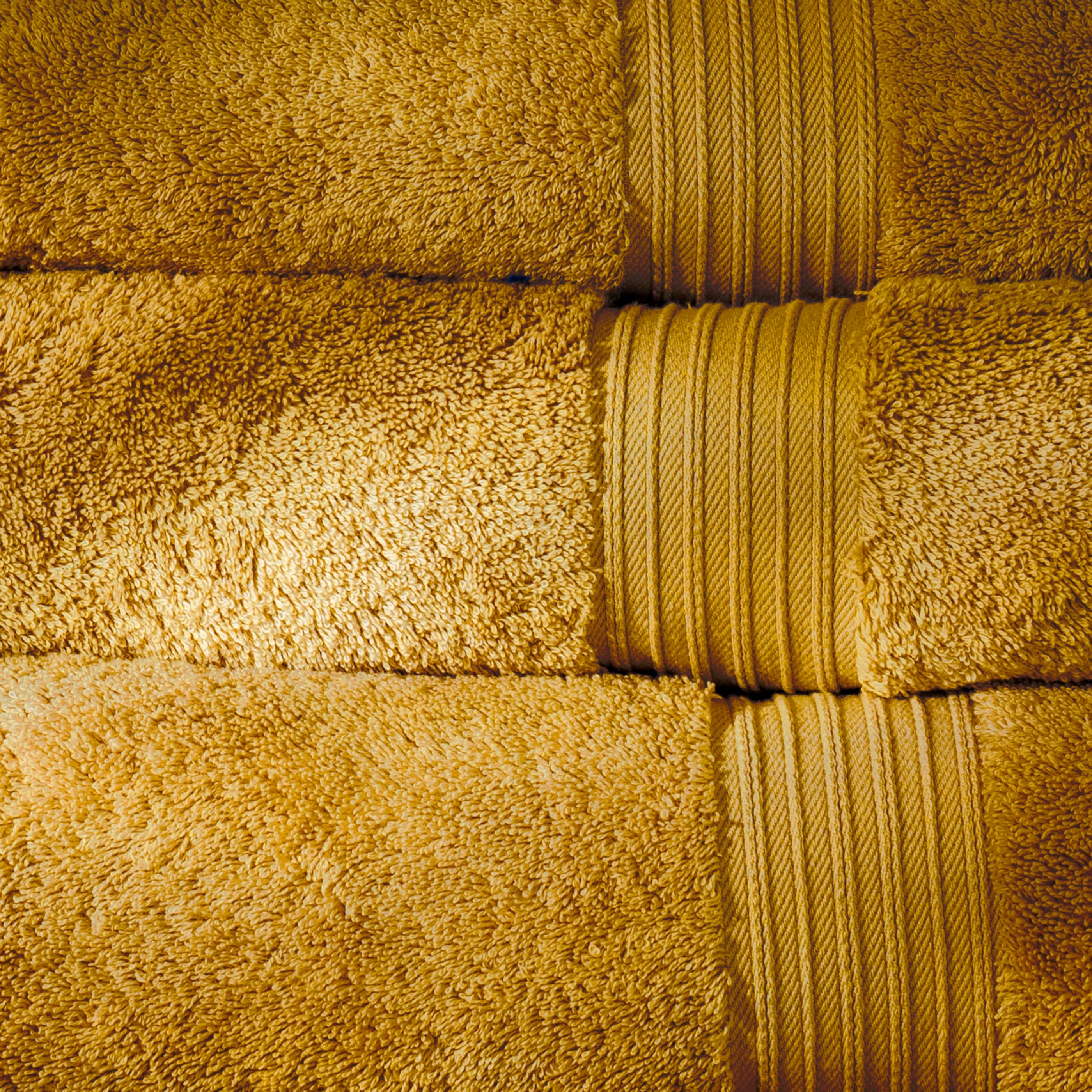 Mustard Yellow Egyptian Cotton Towels