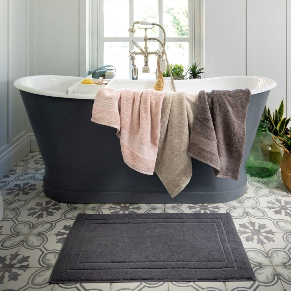 Taupe Egyptian Cotton Towels detail view | Soak and Sleep