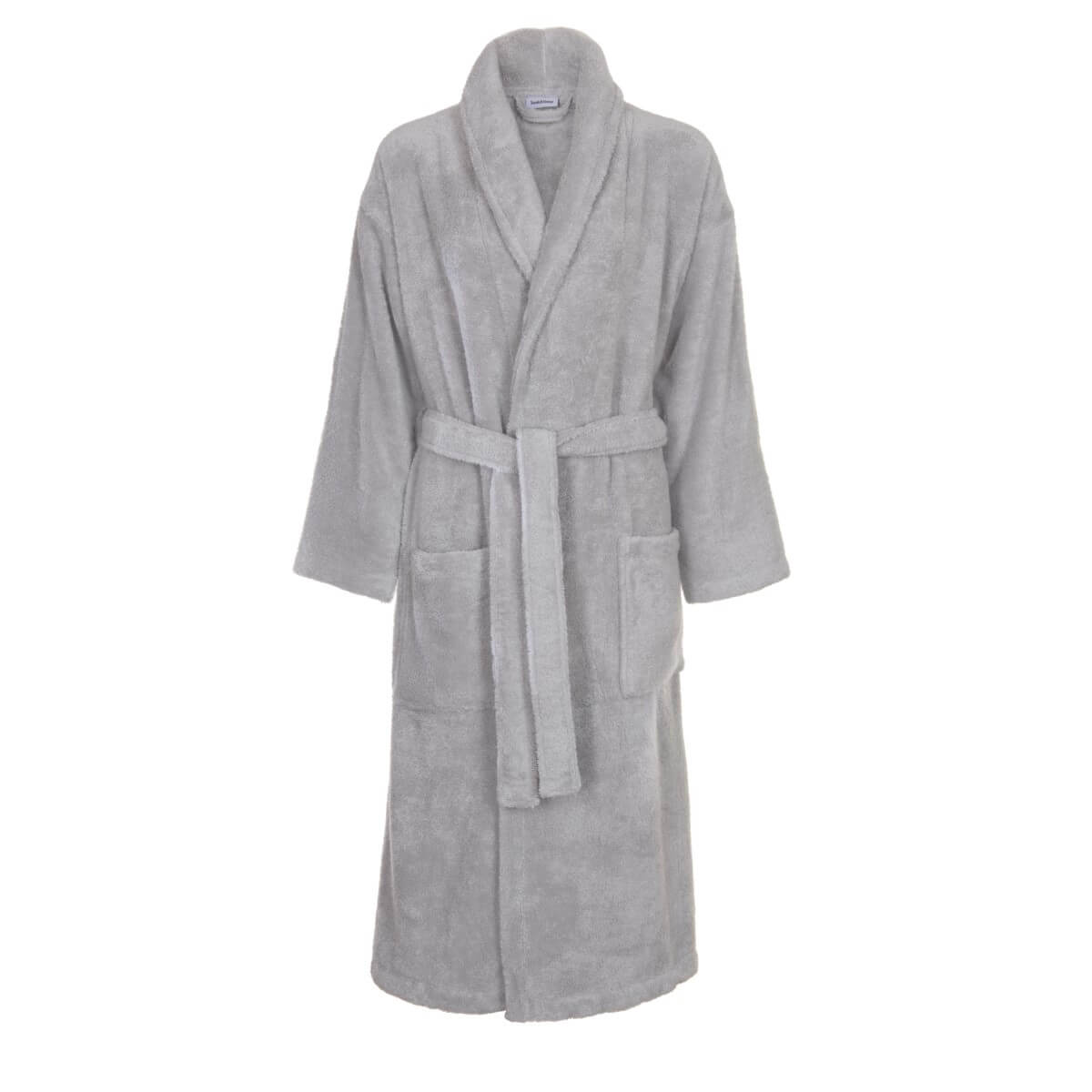 Light Grey Turkish Cotton Bath Robe