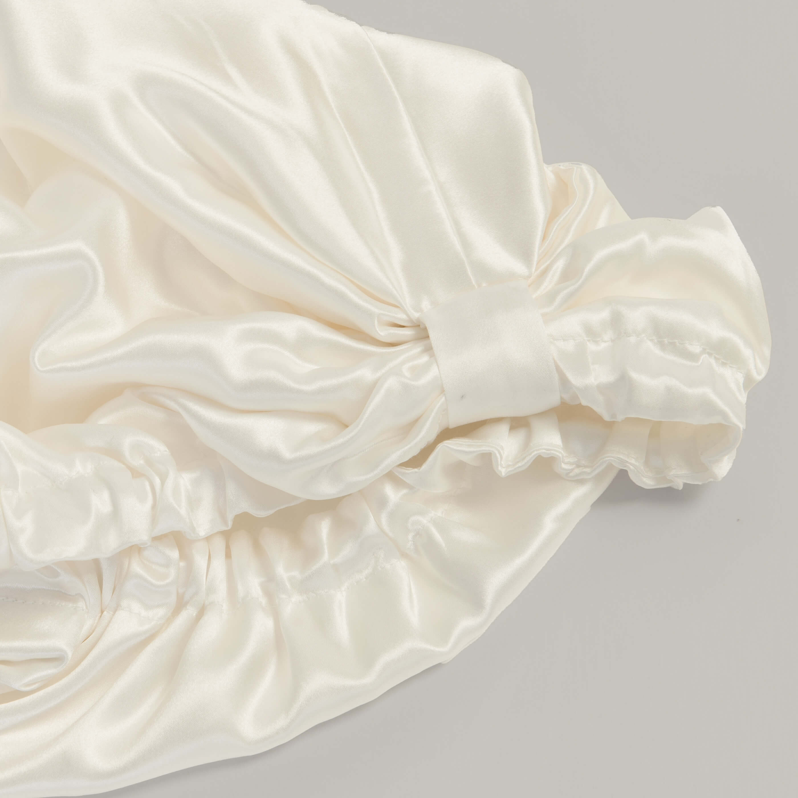 Ivory Pure Mulberry Silk Hair Wrap
