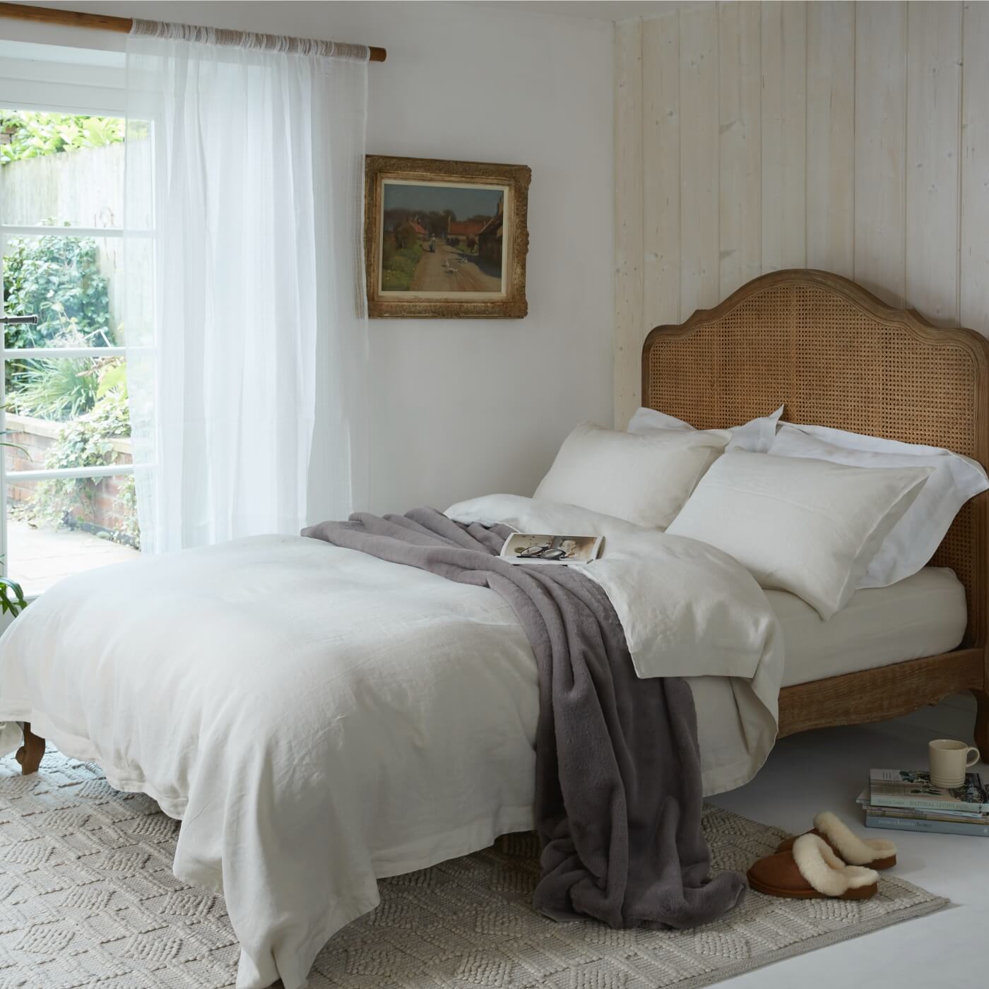 Natural French Linen Flat Sheet