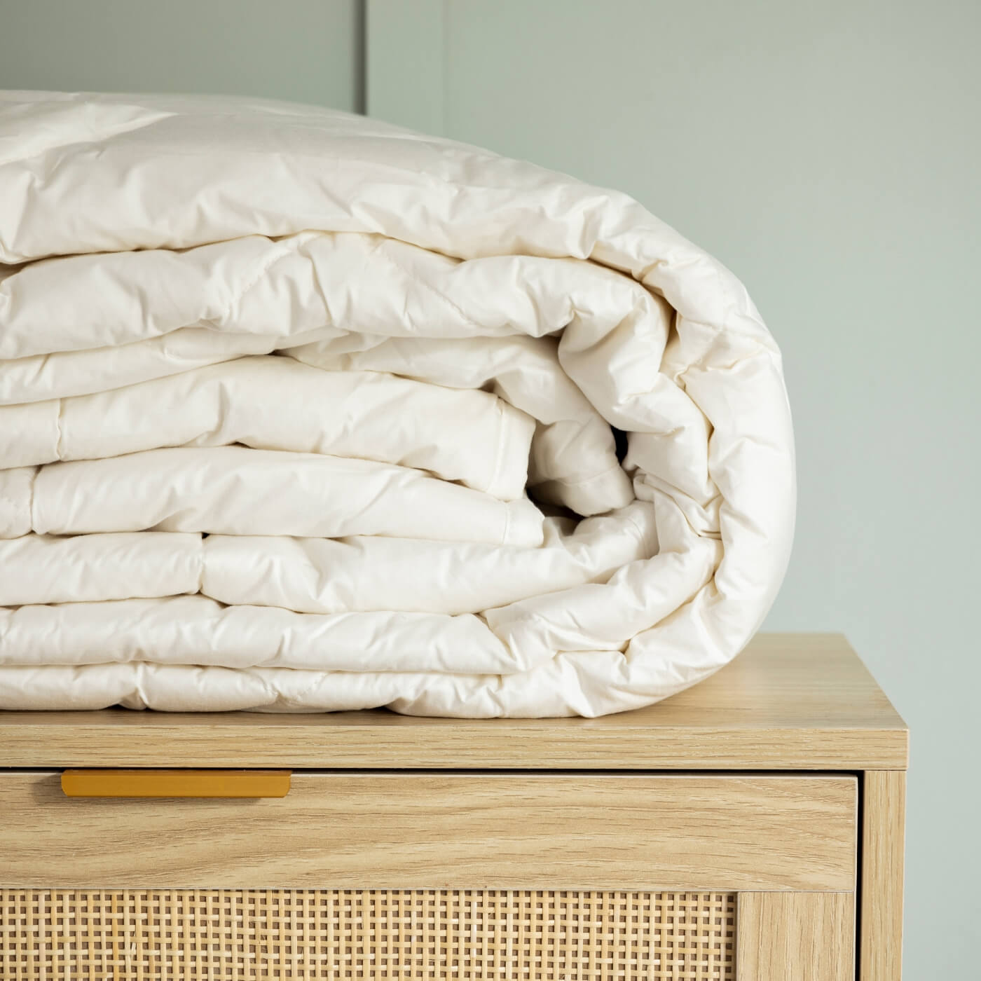 New Zealand Mitchell Wool Duvets - Breathable, bedroom detail | Soak and Sleep