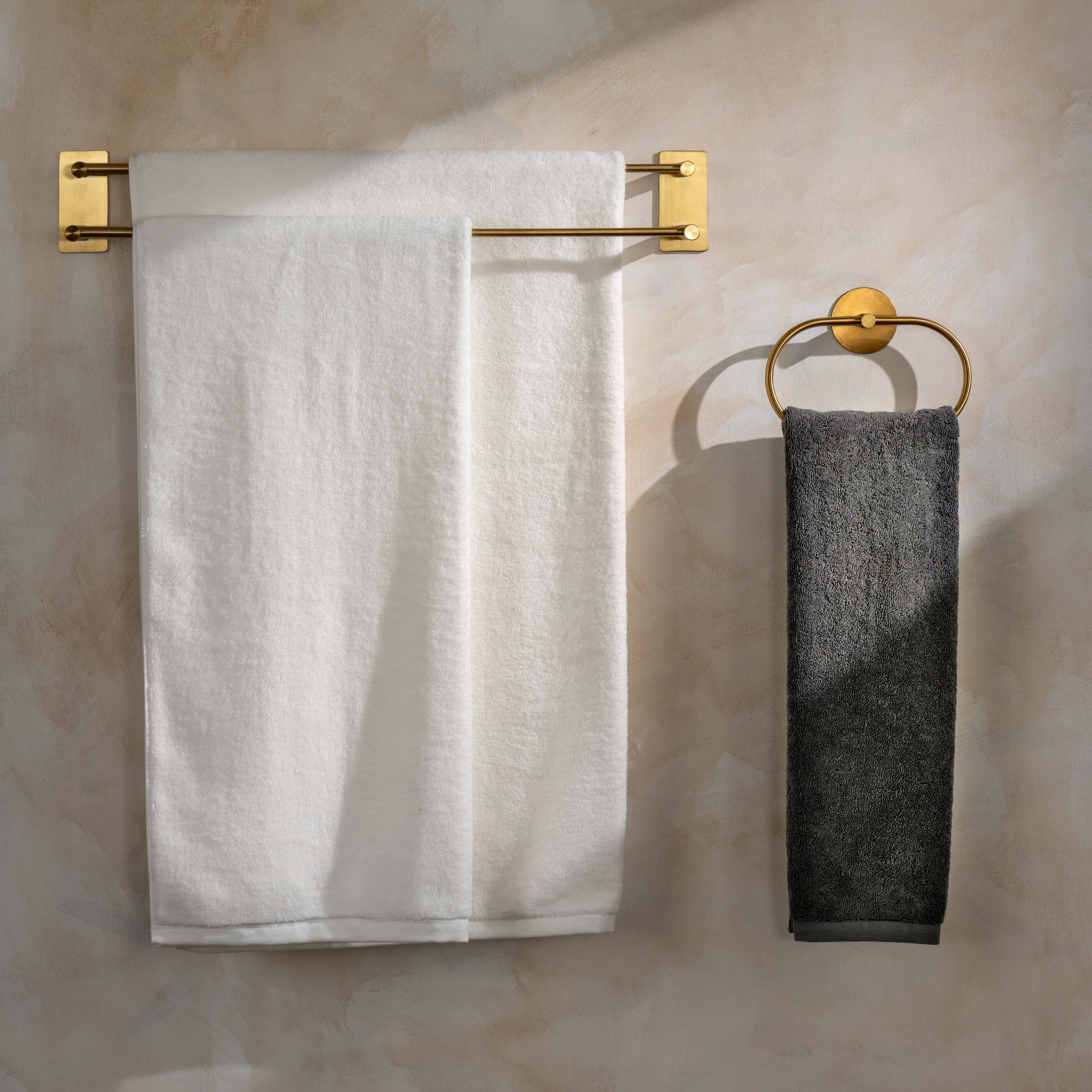 Smoke Supima Cotton Hand Towel