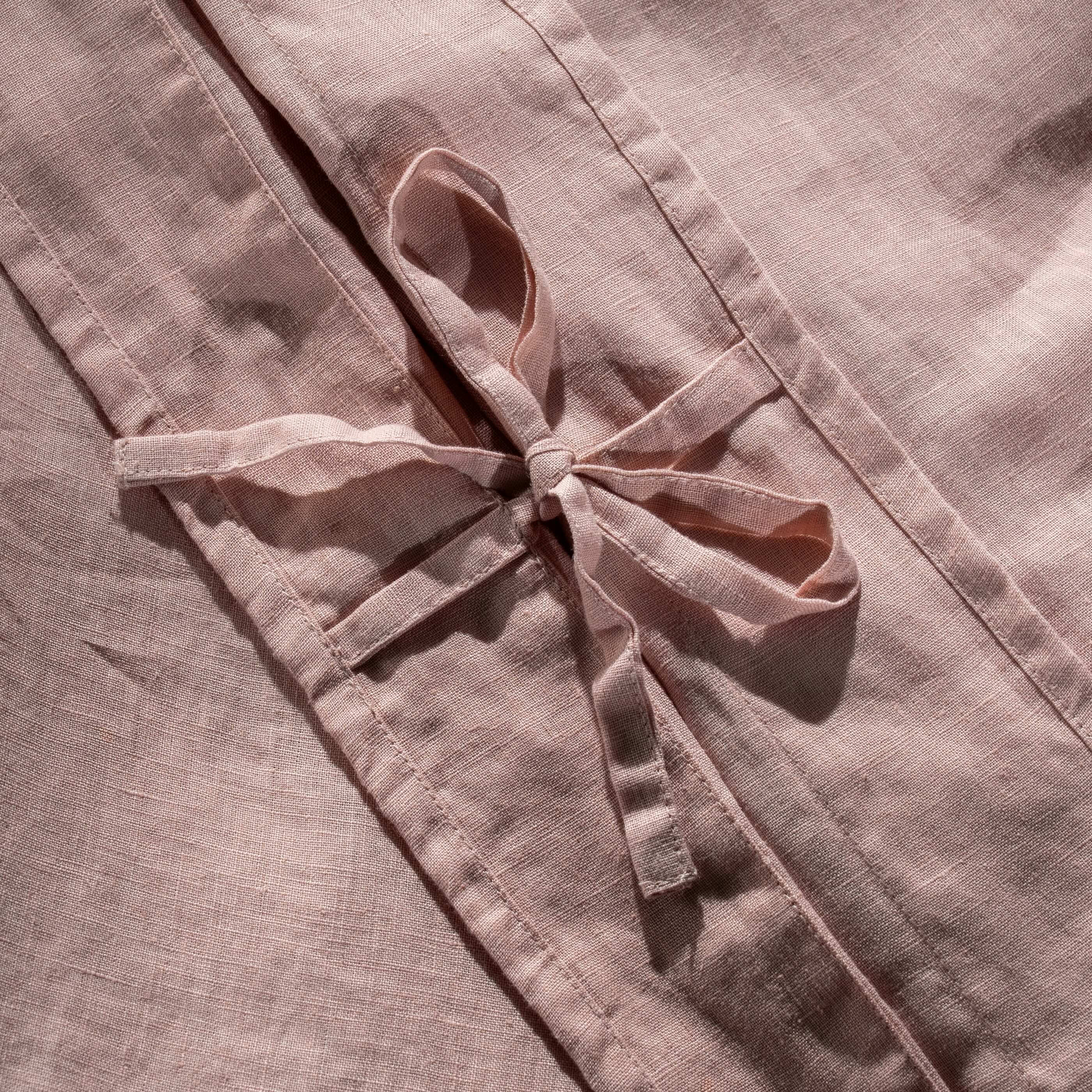 Soft Pink French Linen Bedding and Sheets