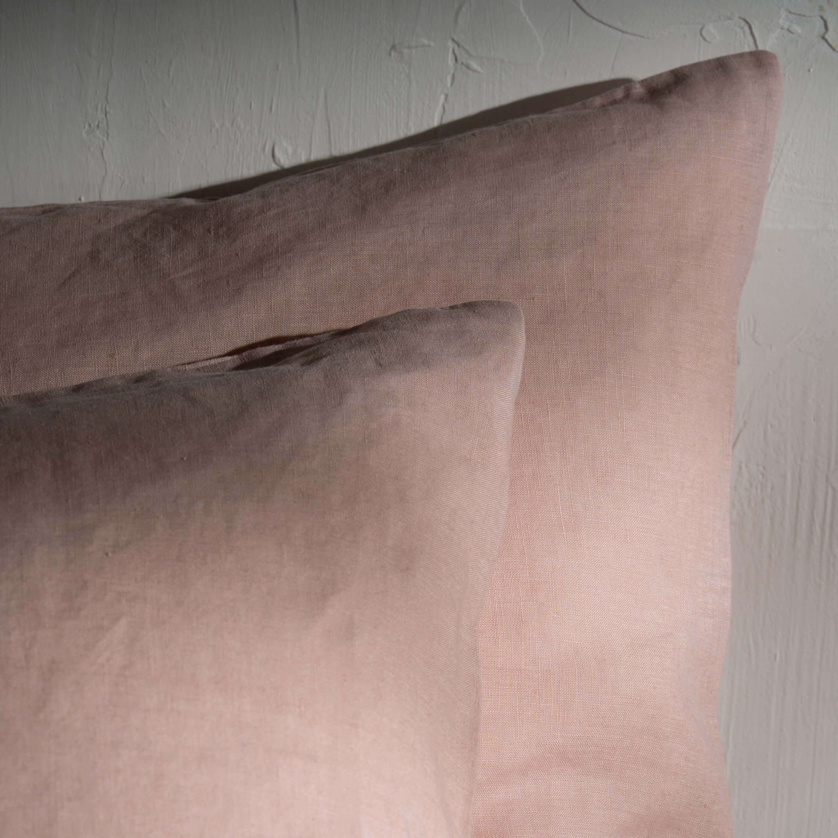 Soft Pink French Linen Pillowcases