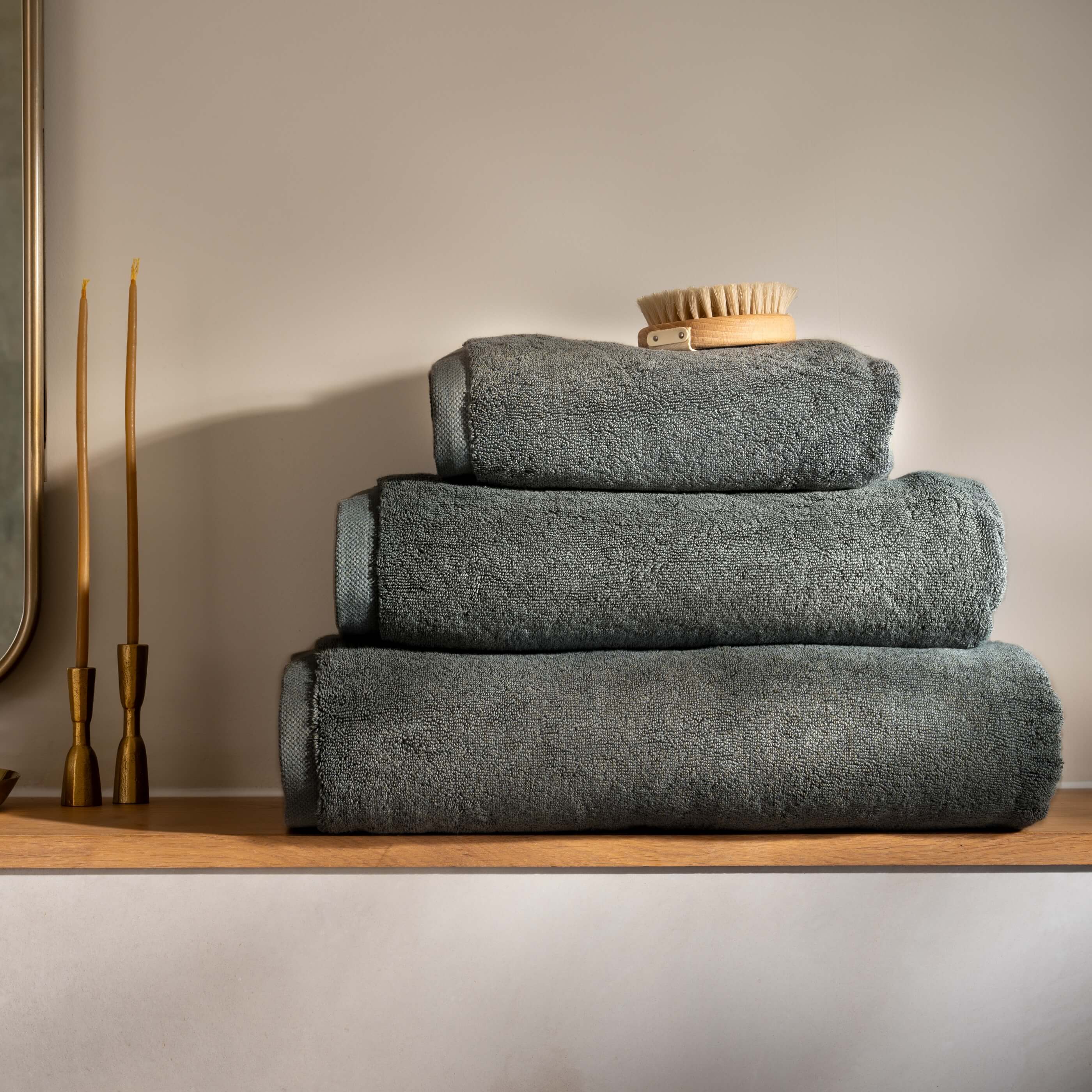 Smoke Supima Cotton Bath Towel