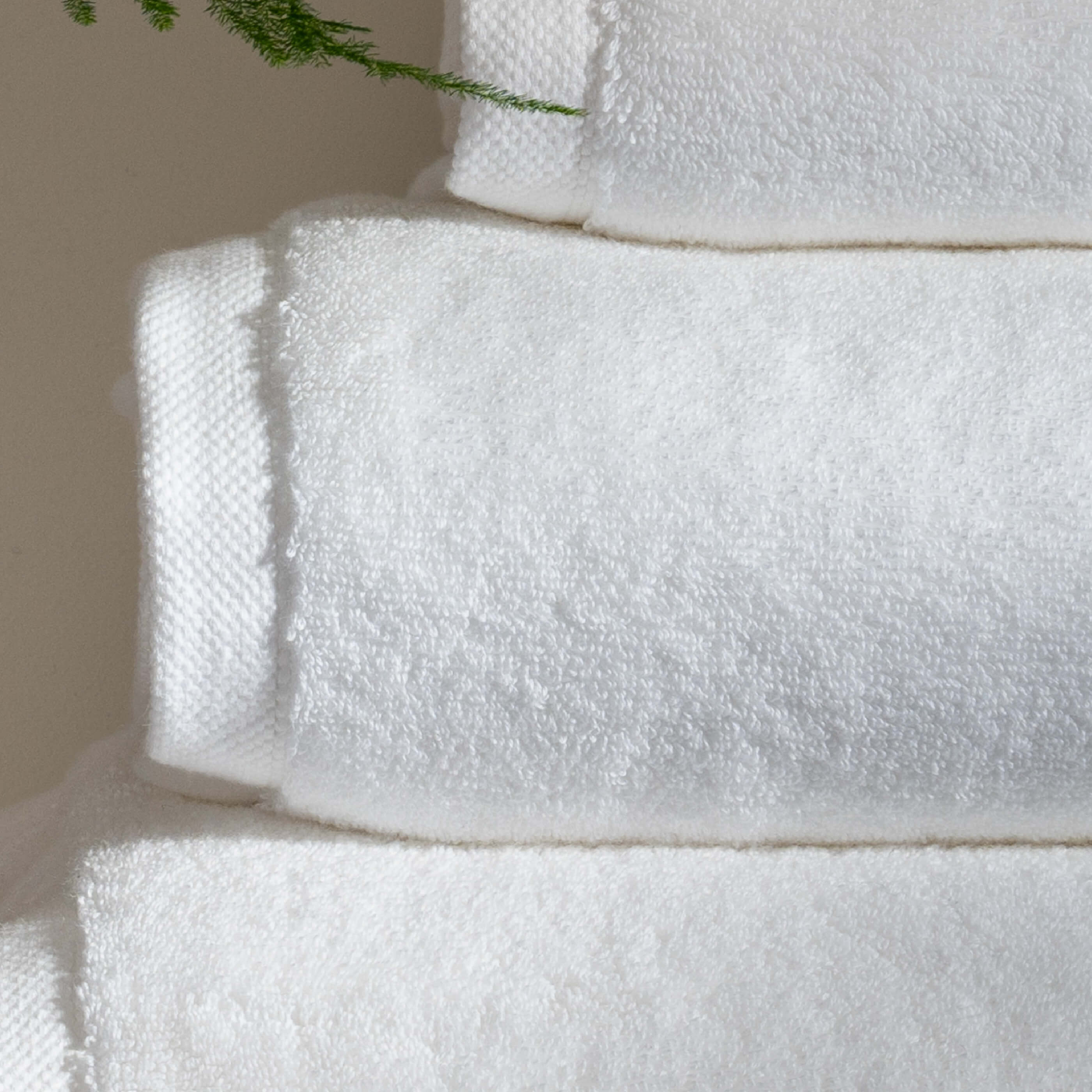 White Supima Cotton Towels