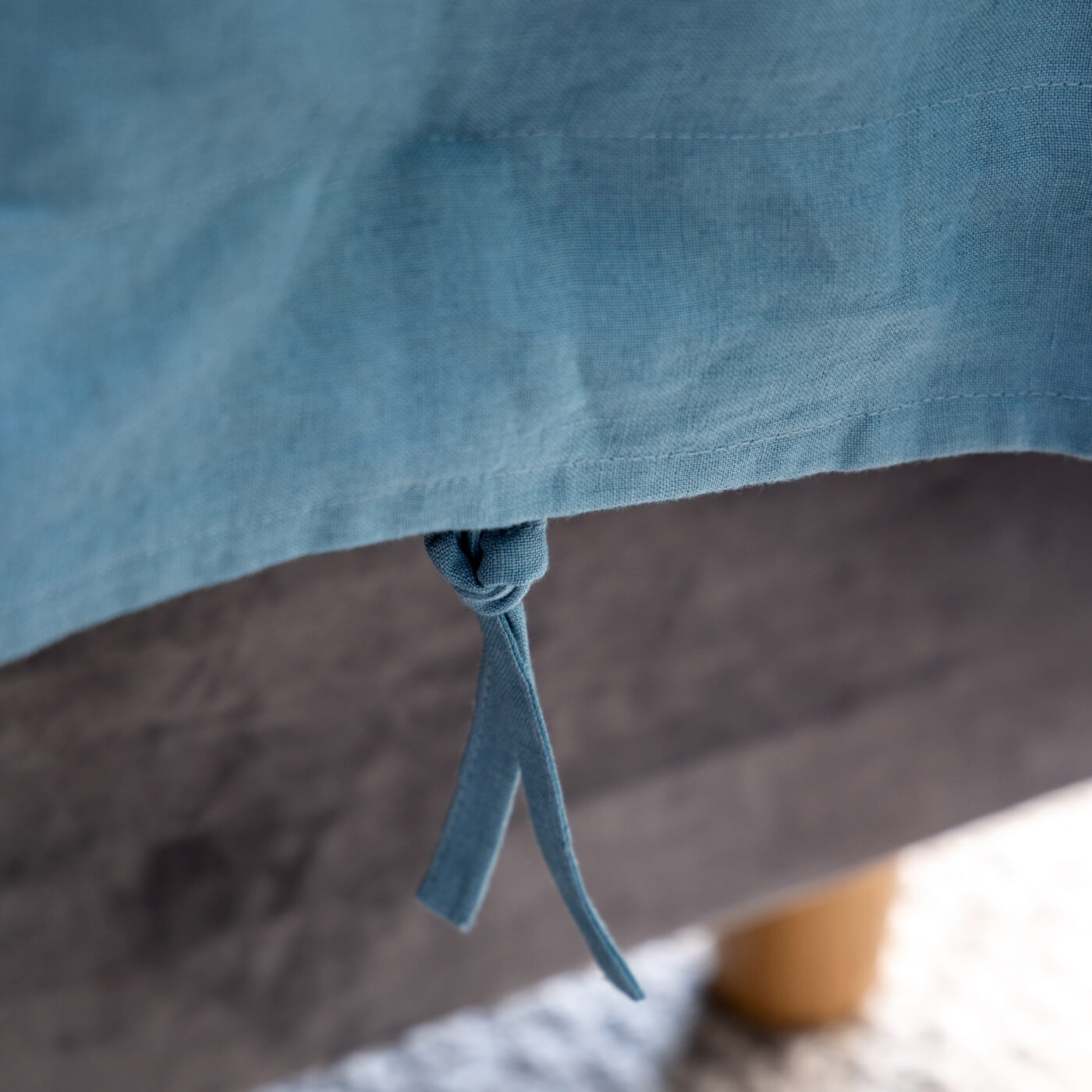 Teal French Linen Bed Sets
