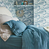 Teal French Linen Bed Sets