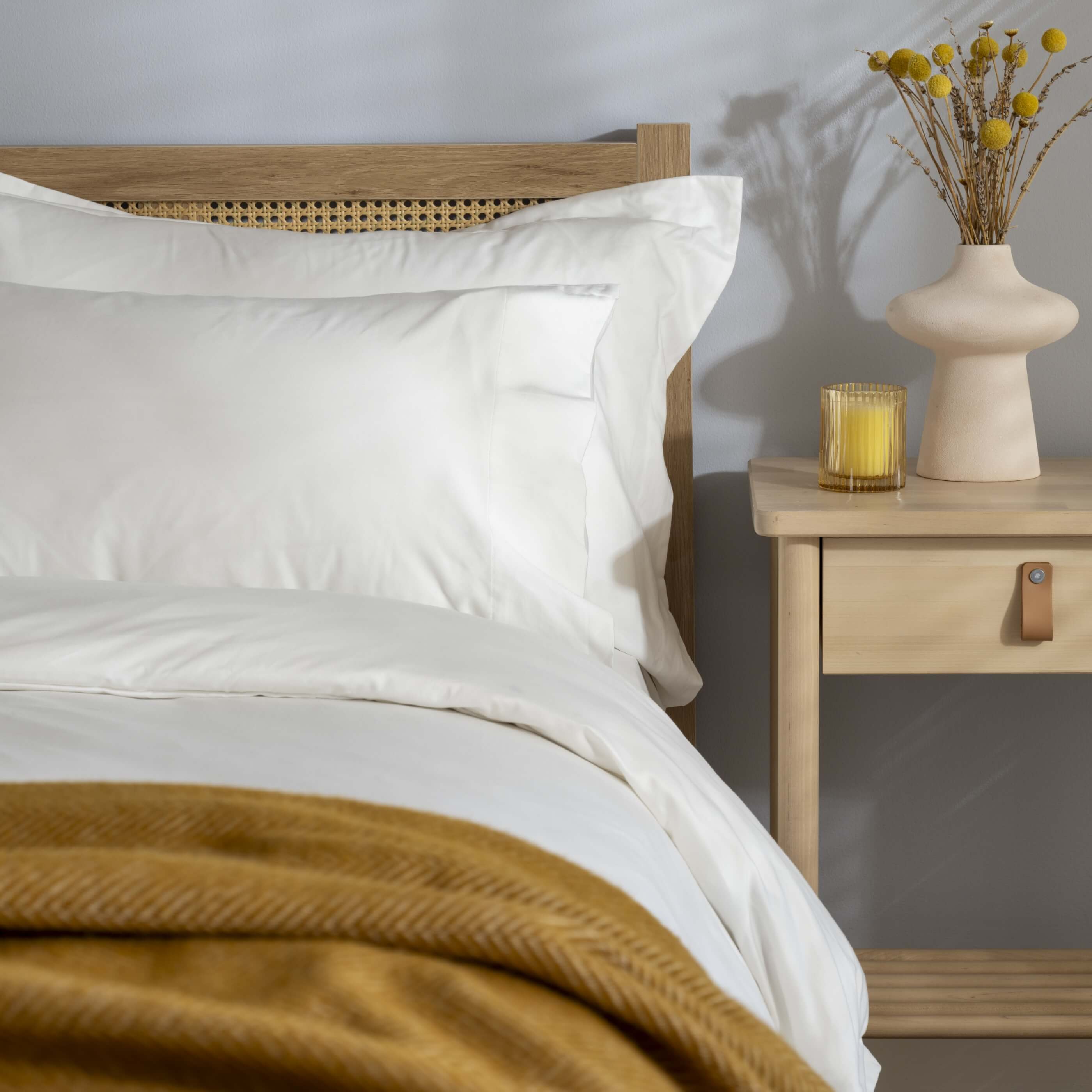 White 500TC Egyptian Cotton Duvet Cover