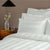 White 600 Thread Count Dobby Stripe Egyptian Cotton Duvet Covers