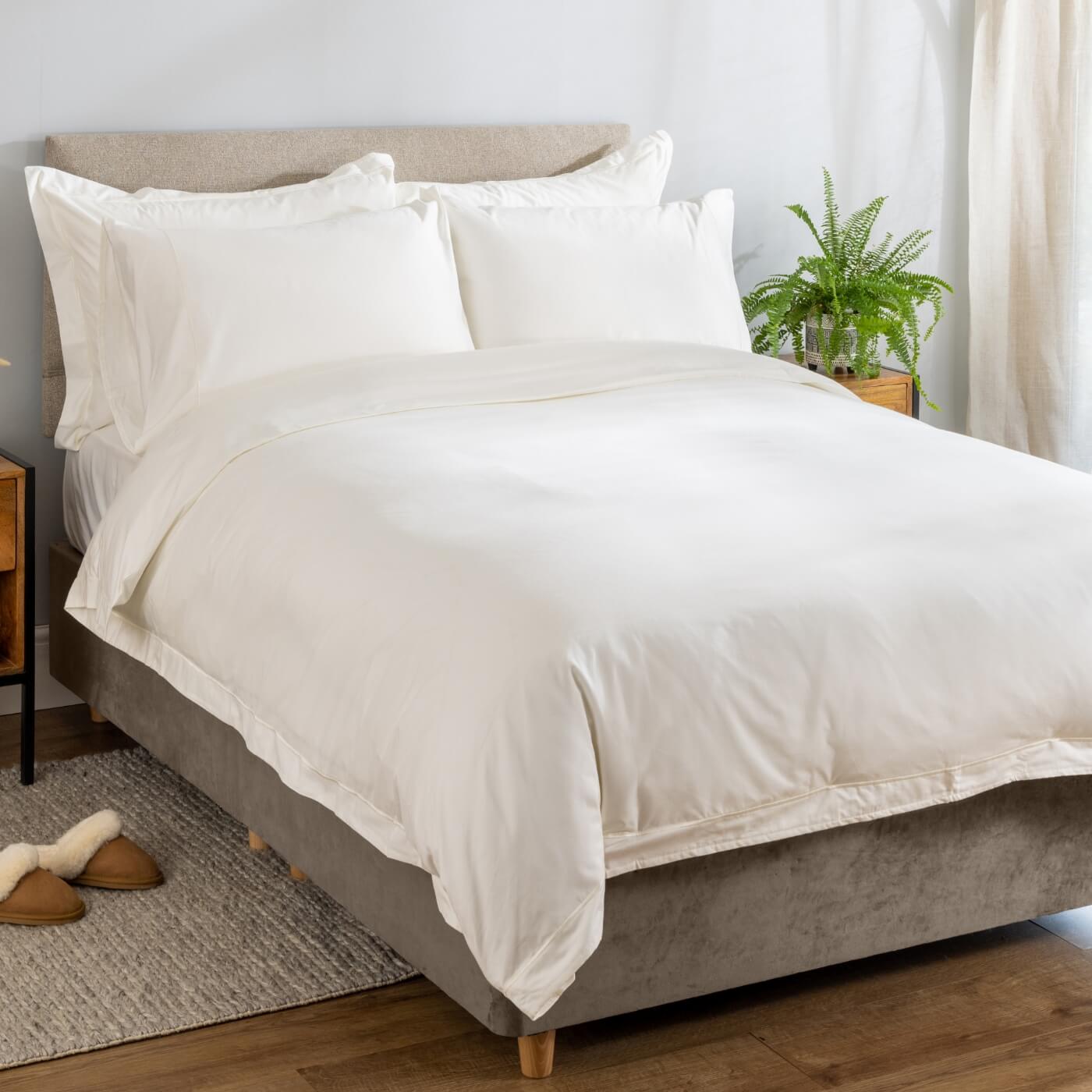 Ivory 600TC Egyptian Cotton Bed Sets