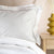 White/Grey 600TC Egyptian Cotton Pillowcase
