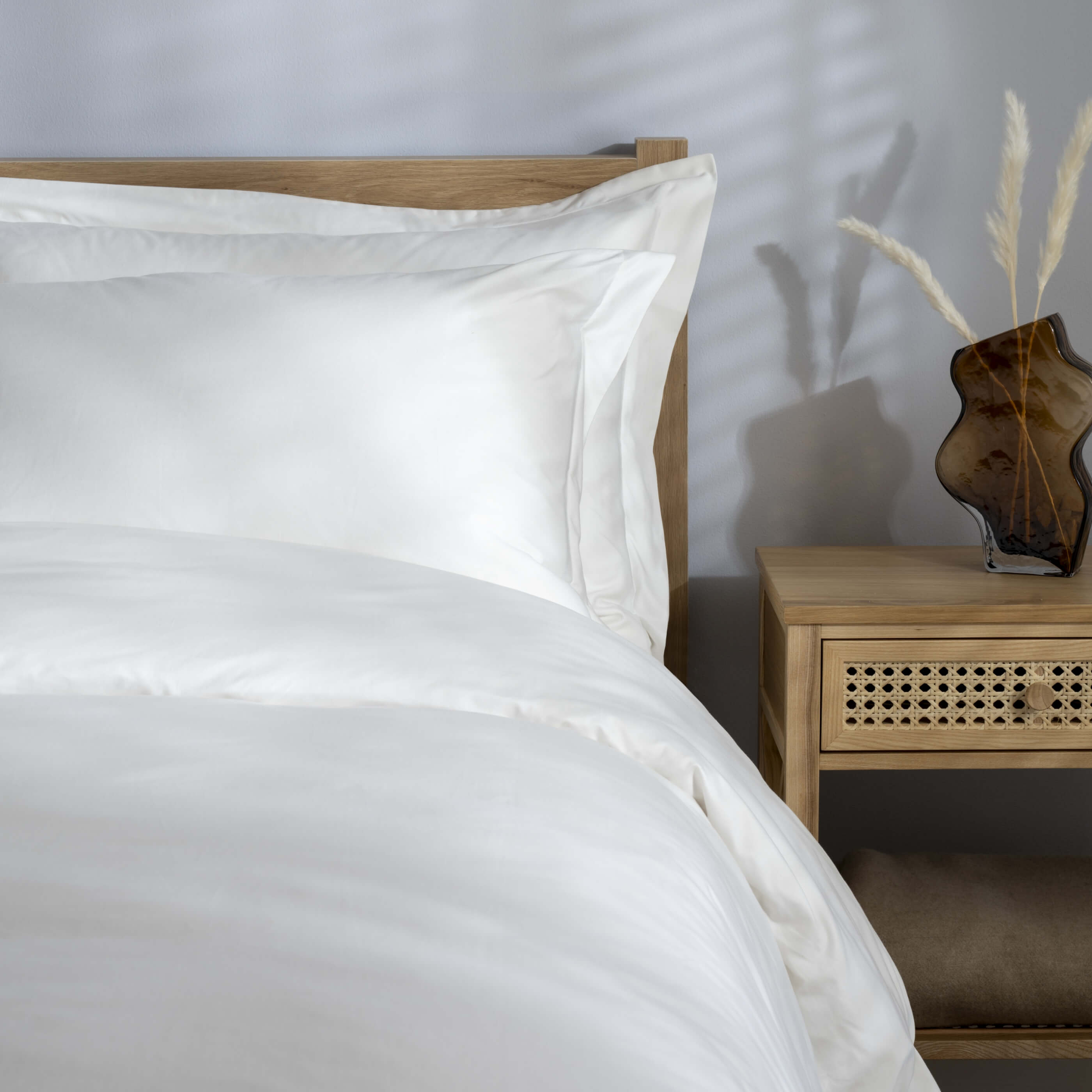 White 600 Thread Count Egyptian Cotton Pillowcase