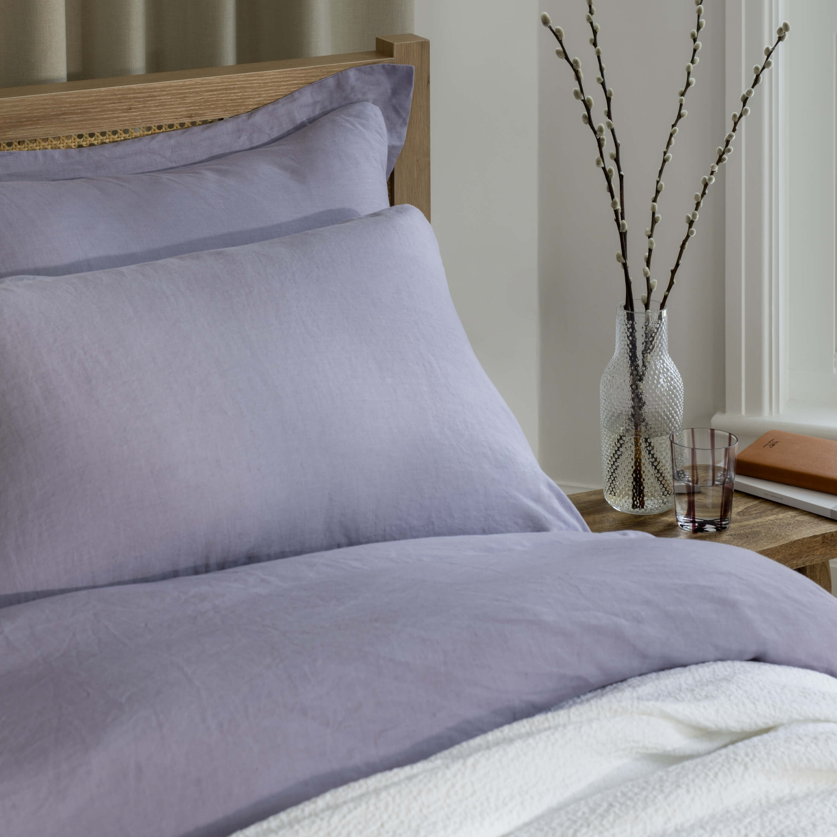 Lavender French Linen Bedding And Bed Sheets
