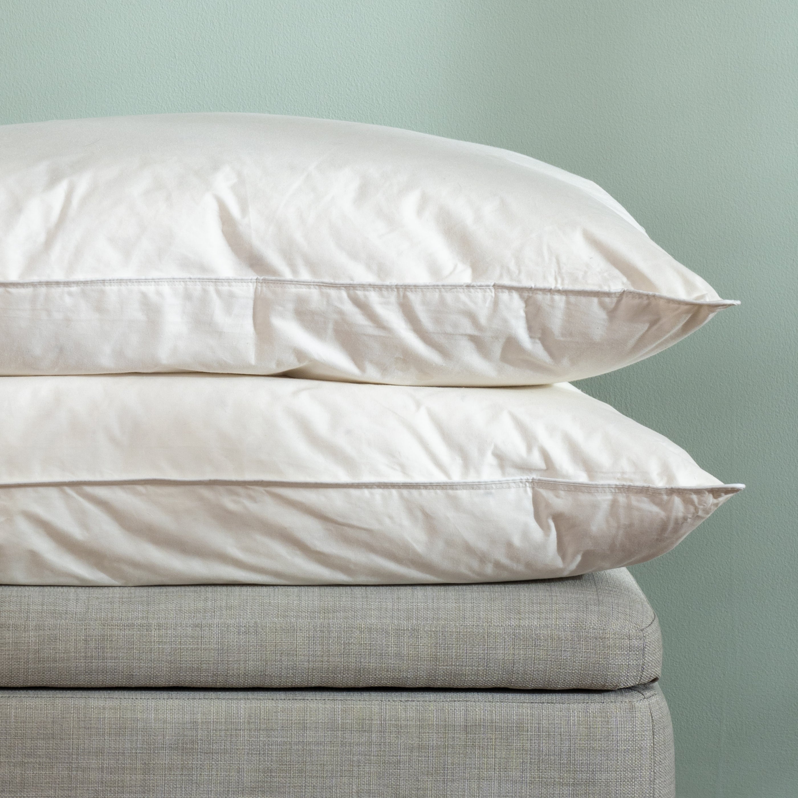 Goose Feather & Down Standard Pillow - Medium- 10 Pack