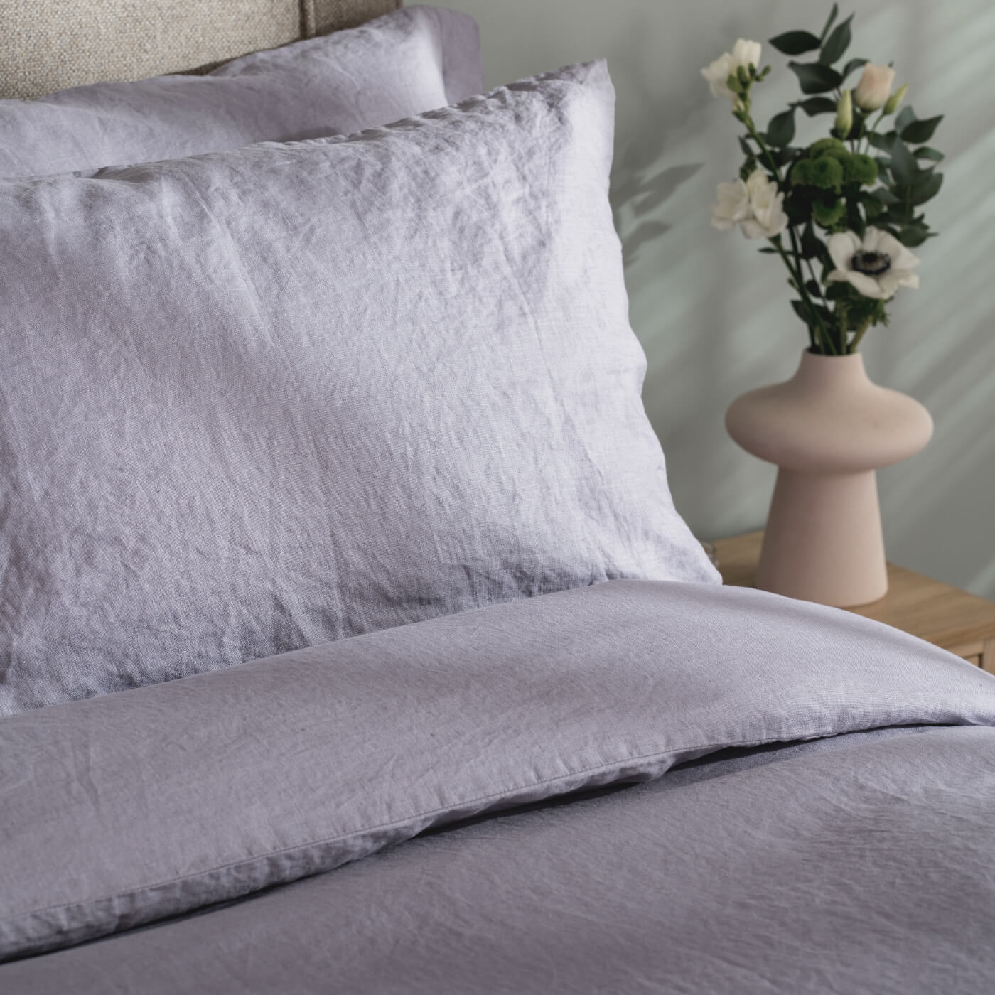 Lavender French Linen Bedding And Bed Sheets