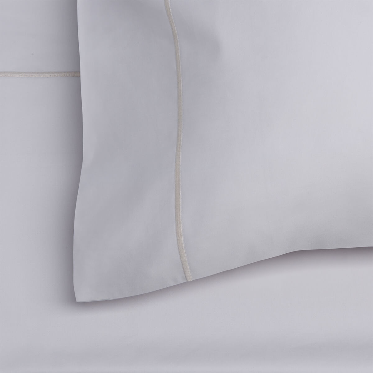 Light Grey 600 Thread Count Egyptian Cotton Pillowcase