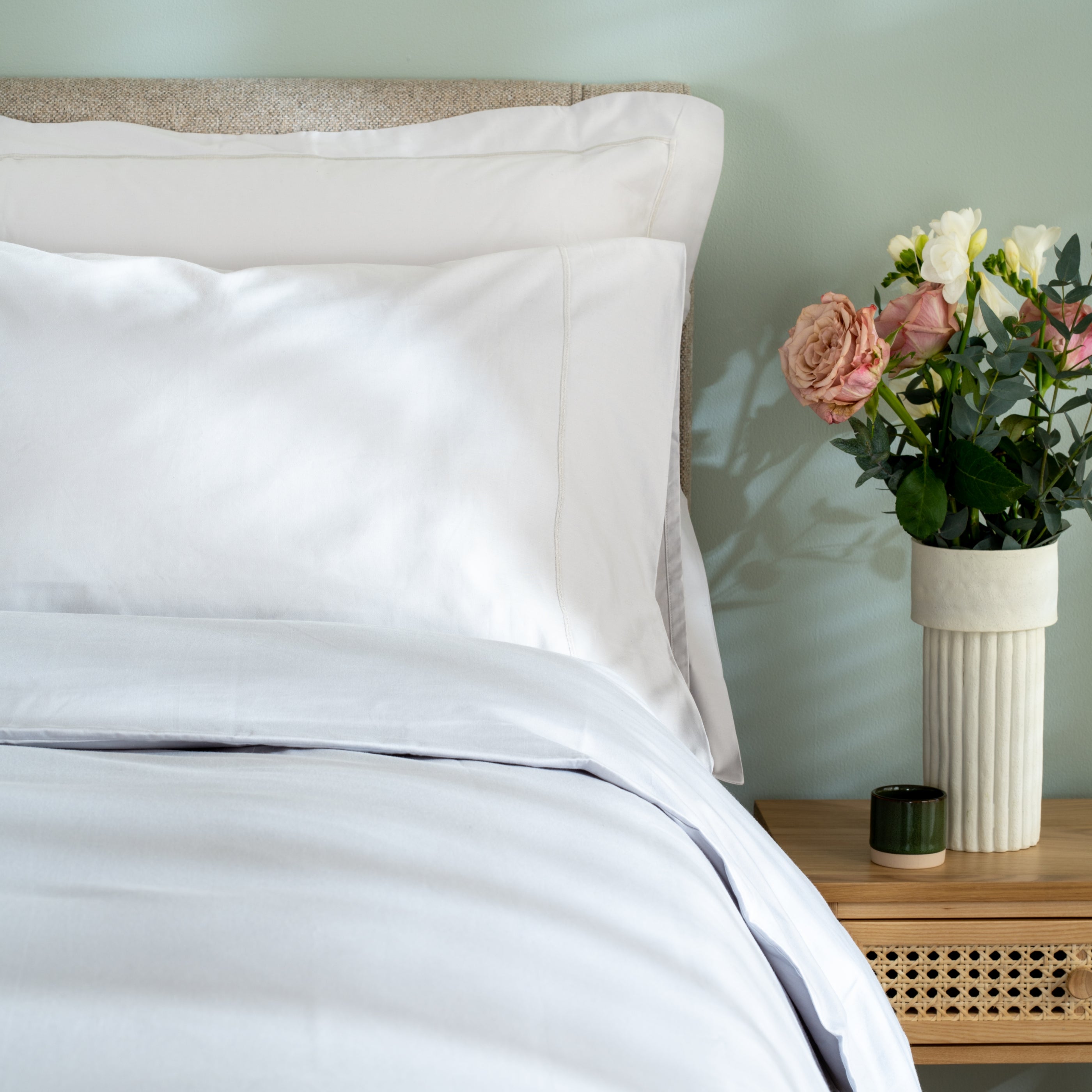 Light Grey 600TC Egyptian Cotton Bed Set