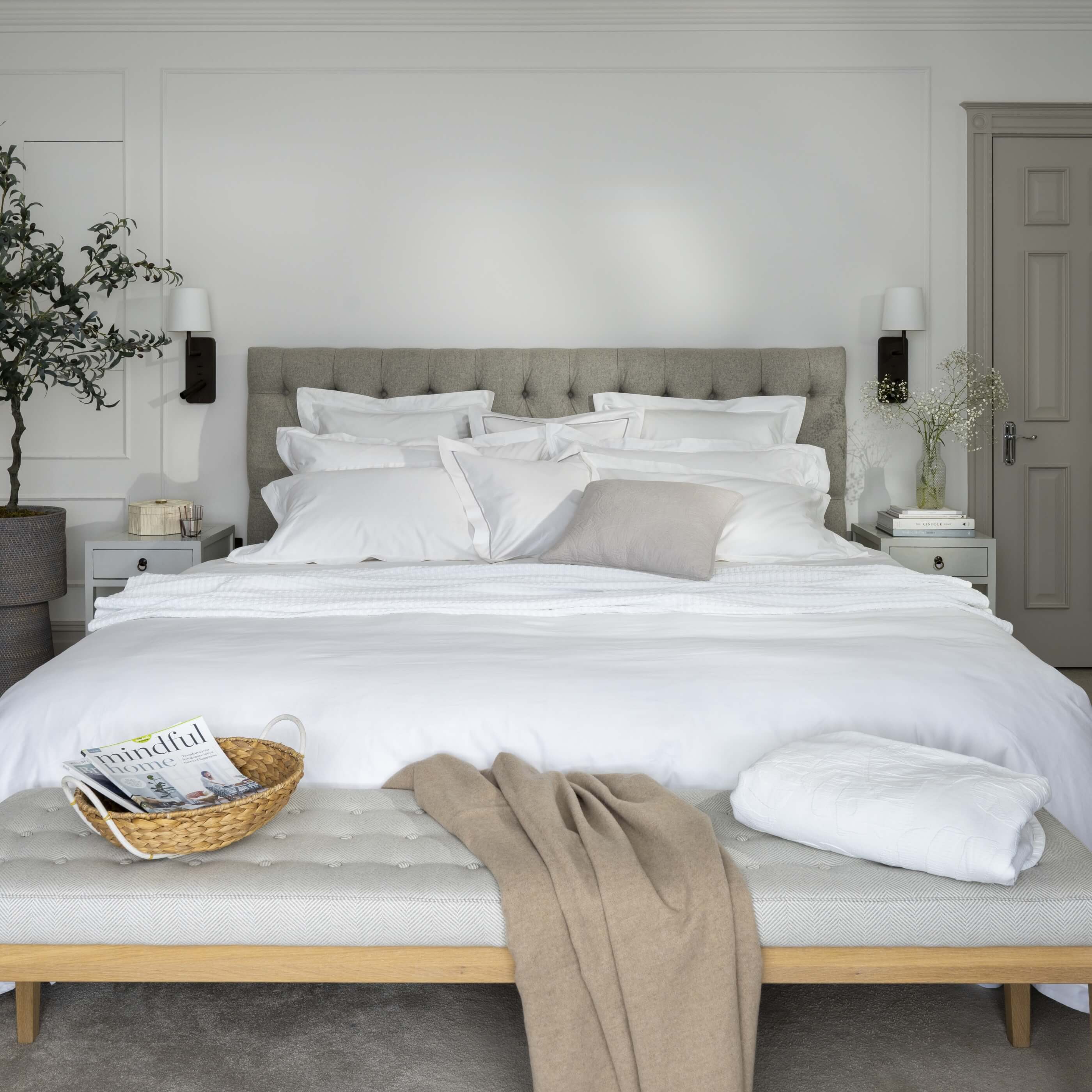 White 600TC Egyptian Cotton Duvet Cover