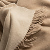 Natural Wool With Cashmere Throw close-up detail 1 | Soak and Sleep
