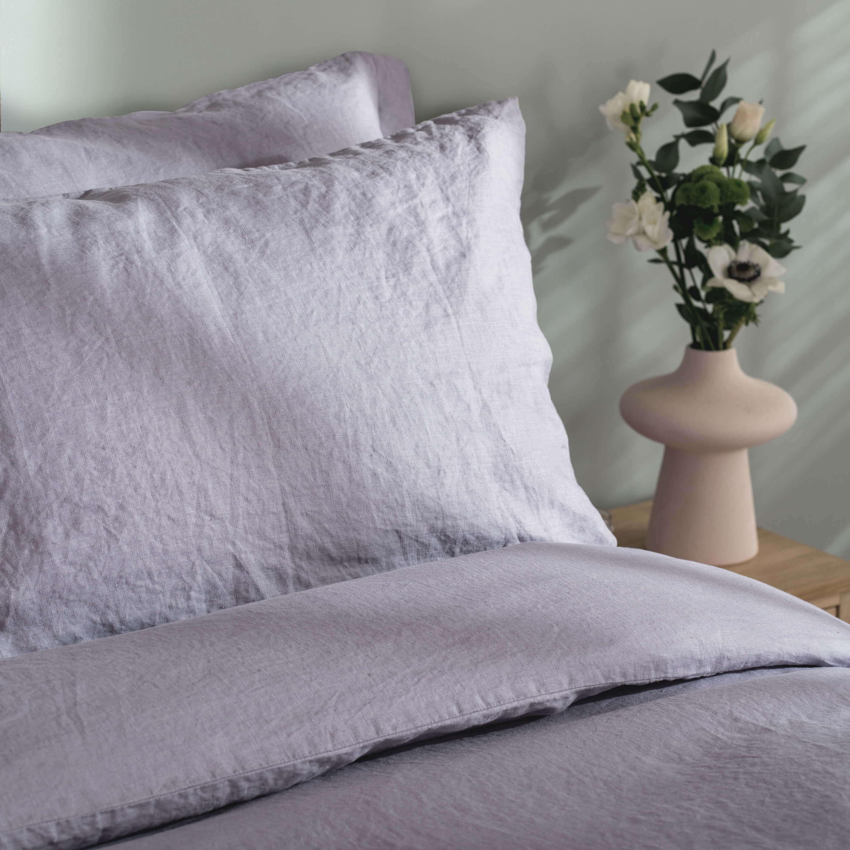 Lavender French Linen Bedding And Bed Sheets