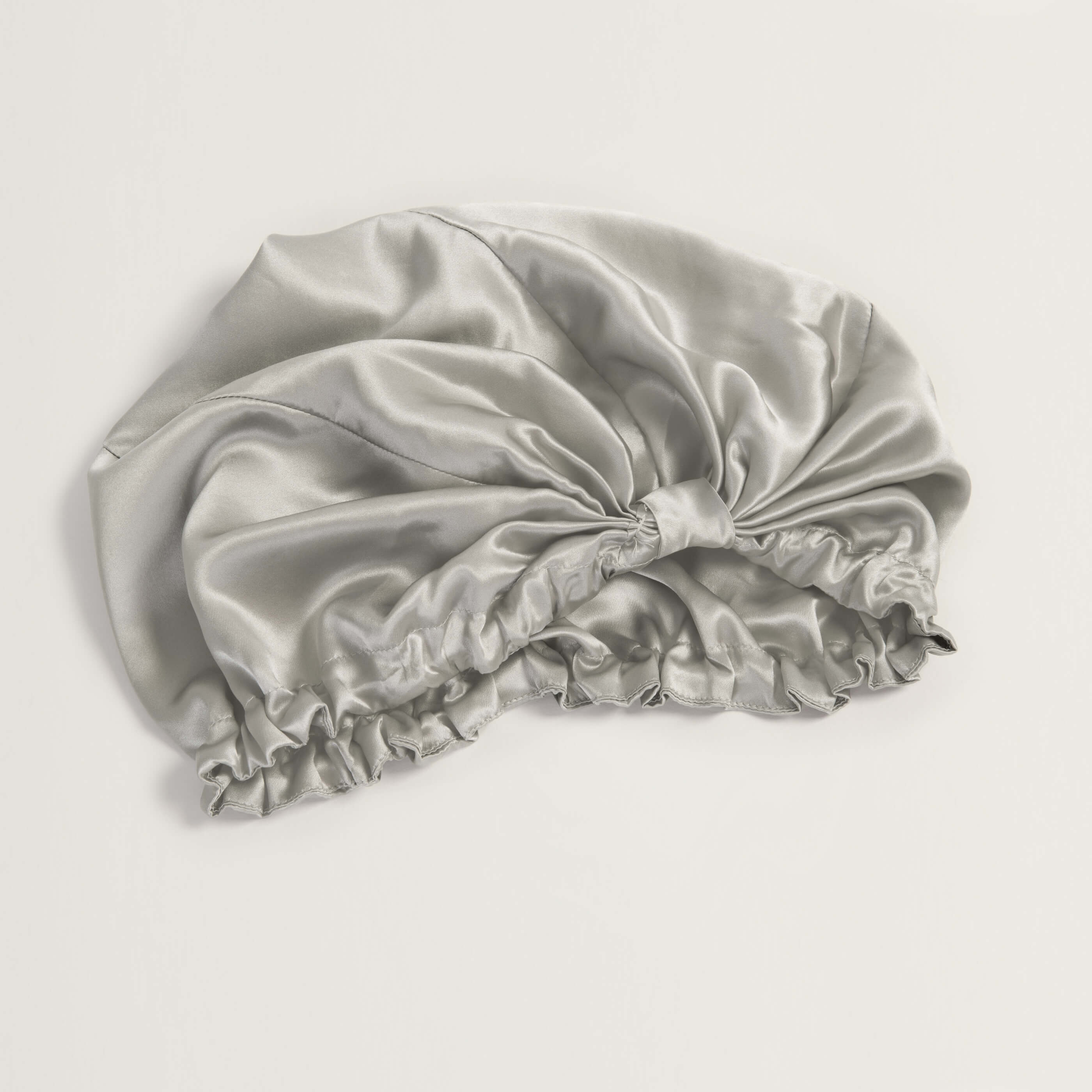 Antique Silver Pure Mulberry Silk Hair Wrap