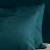 Atlantic Blue French Linen Pillowcases