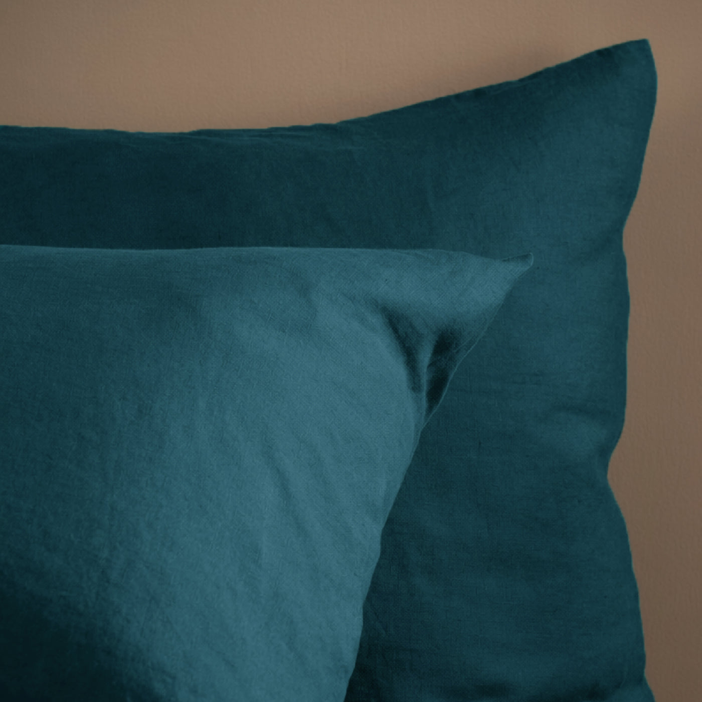 Atlantic Blue French Linen Pillowcases