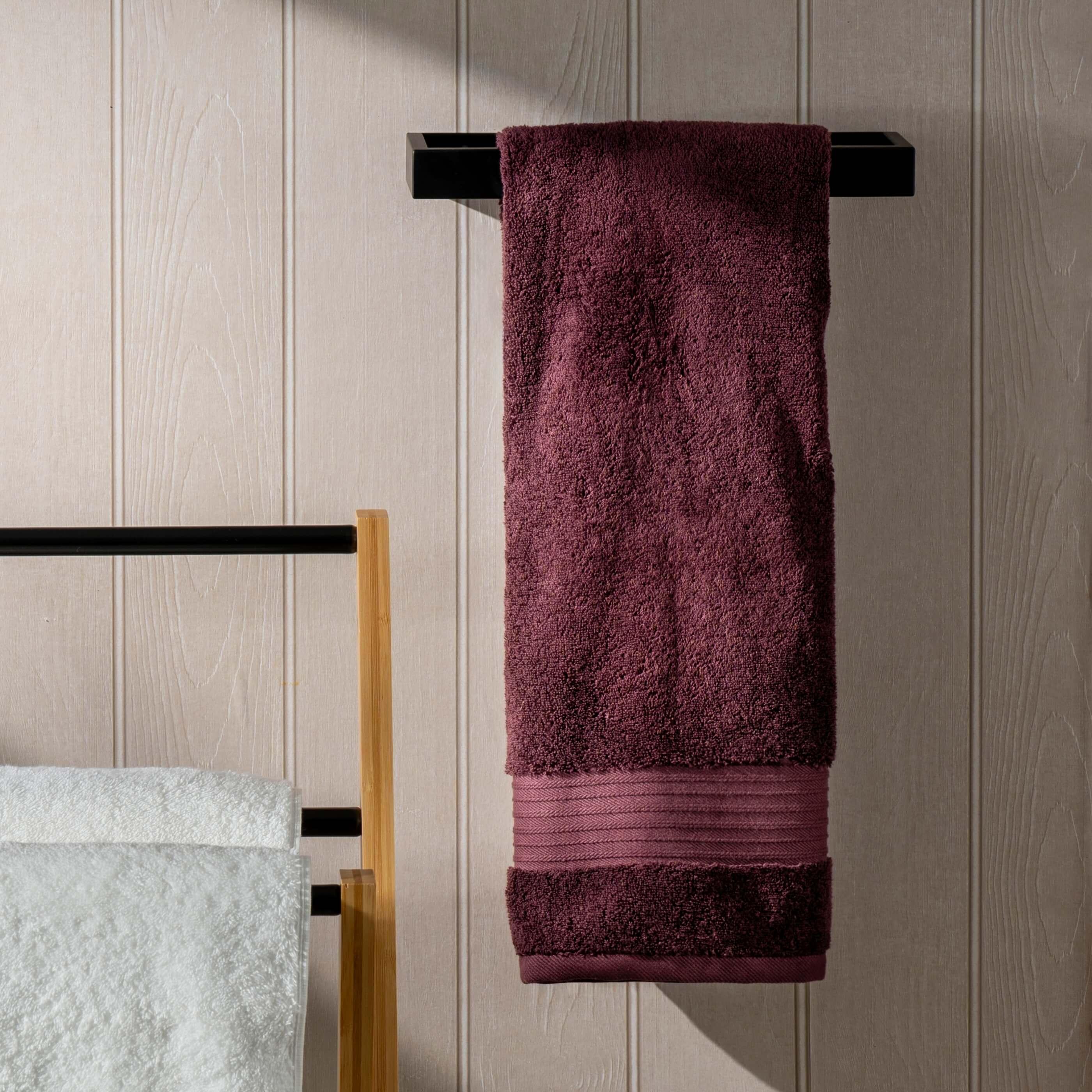 Aubergine Egyptian Cotton Towels
