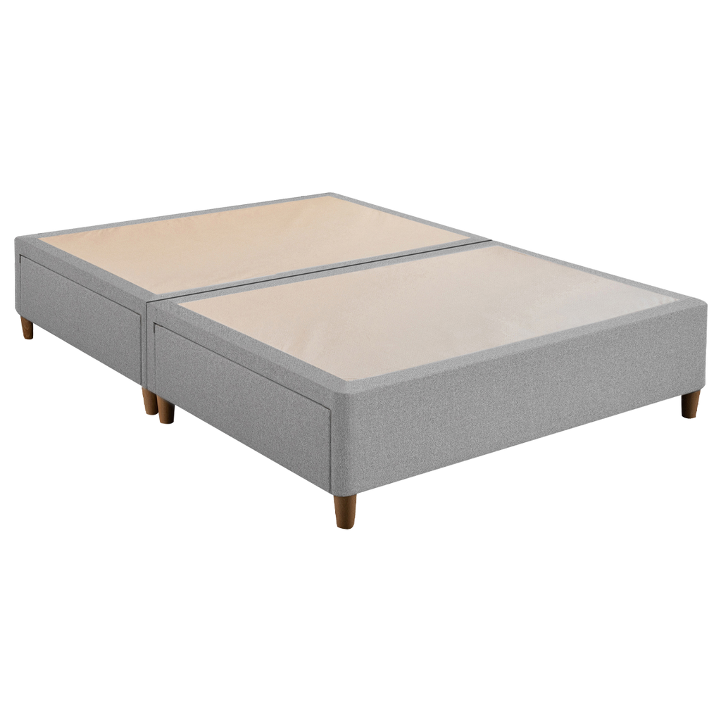 Sliver Upholstered 4 Drawer Divan Base