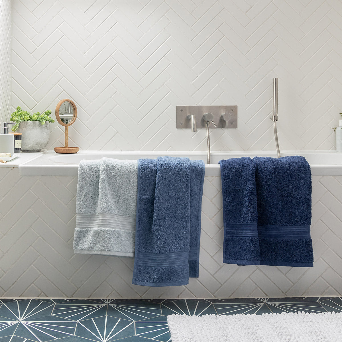 Mid Grey Egyptian Cotton Bath Sheet