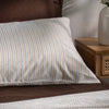 Blue/Natural Stripe Brushed Cotton Bed Set