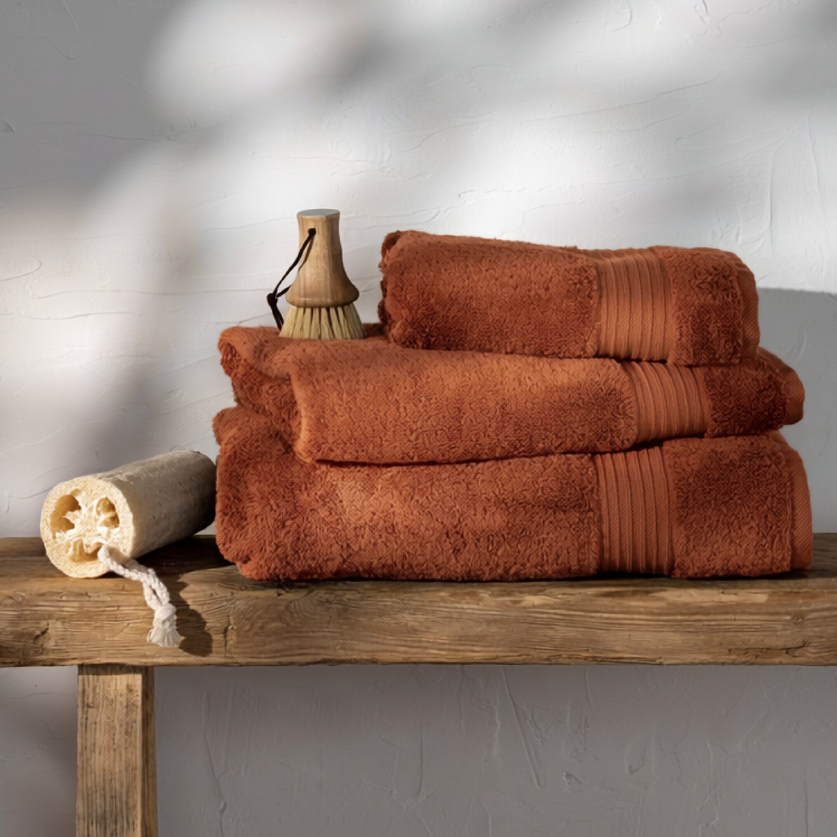 Burnt Orange	Egyptian Cotton Towels