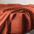 Burnt Orange French Linen Flat Sheet